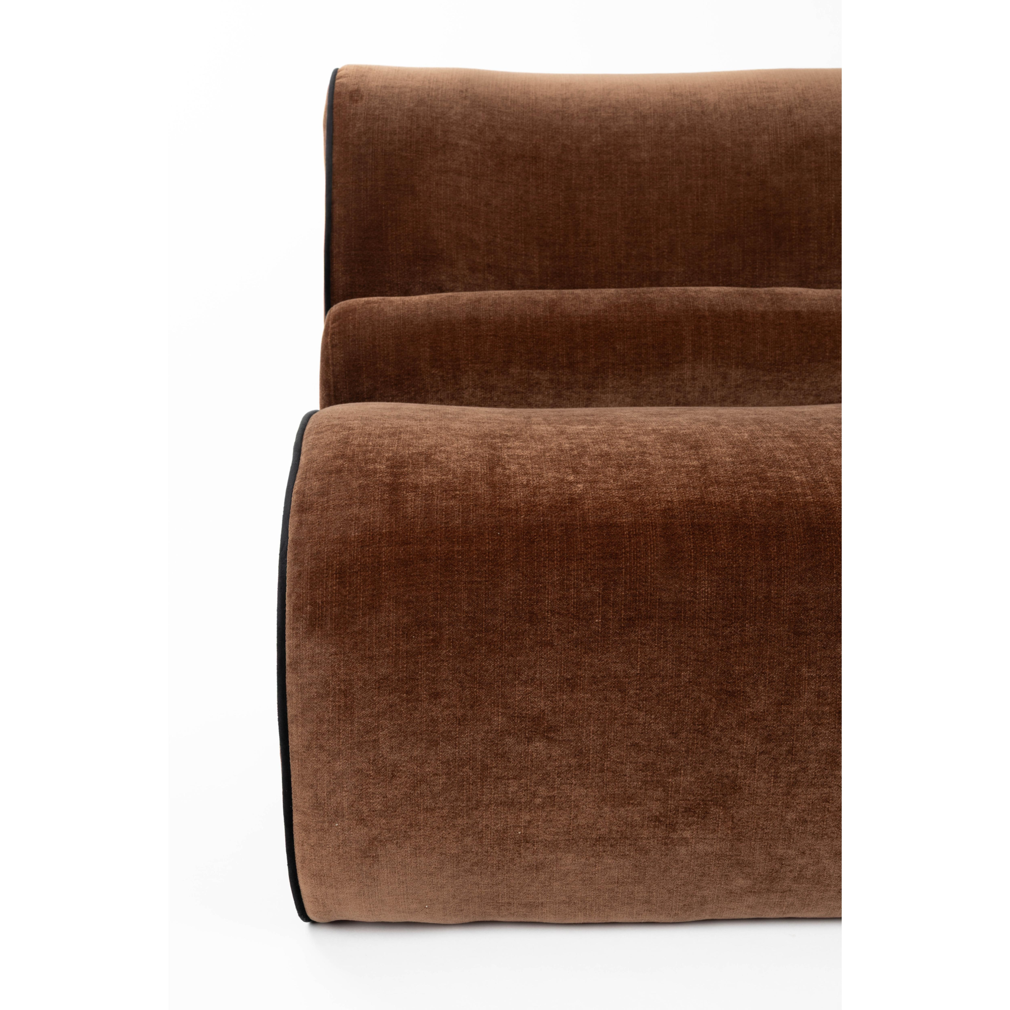 Donna fauteuil donkerbruin