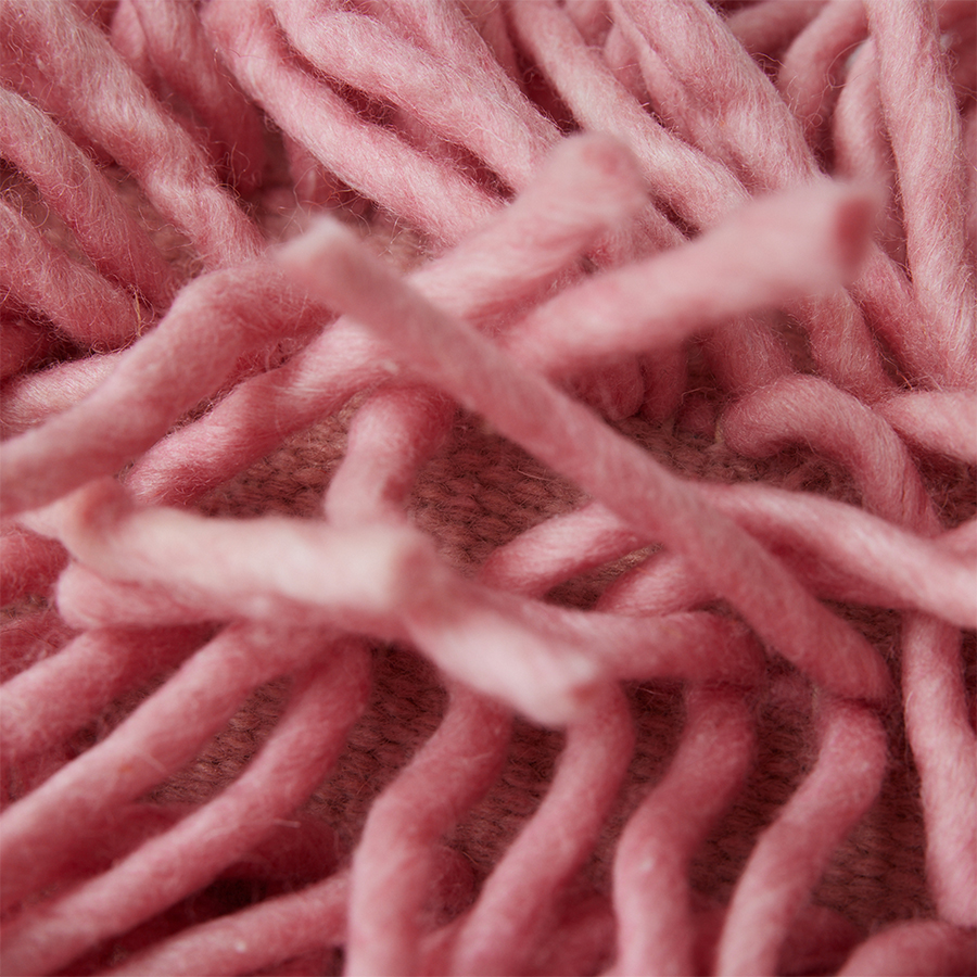 Rugged cushion pink