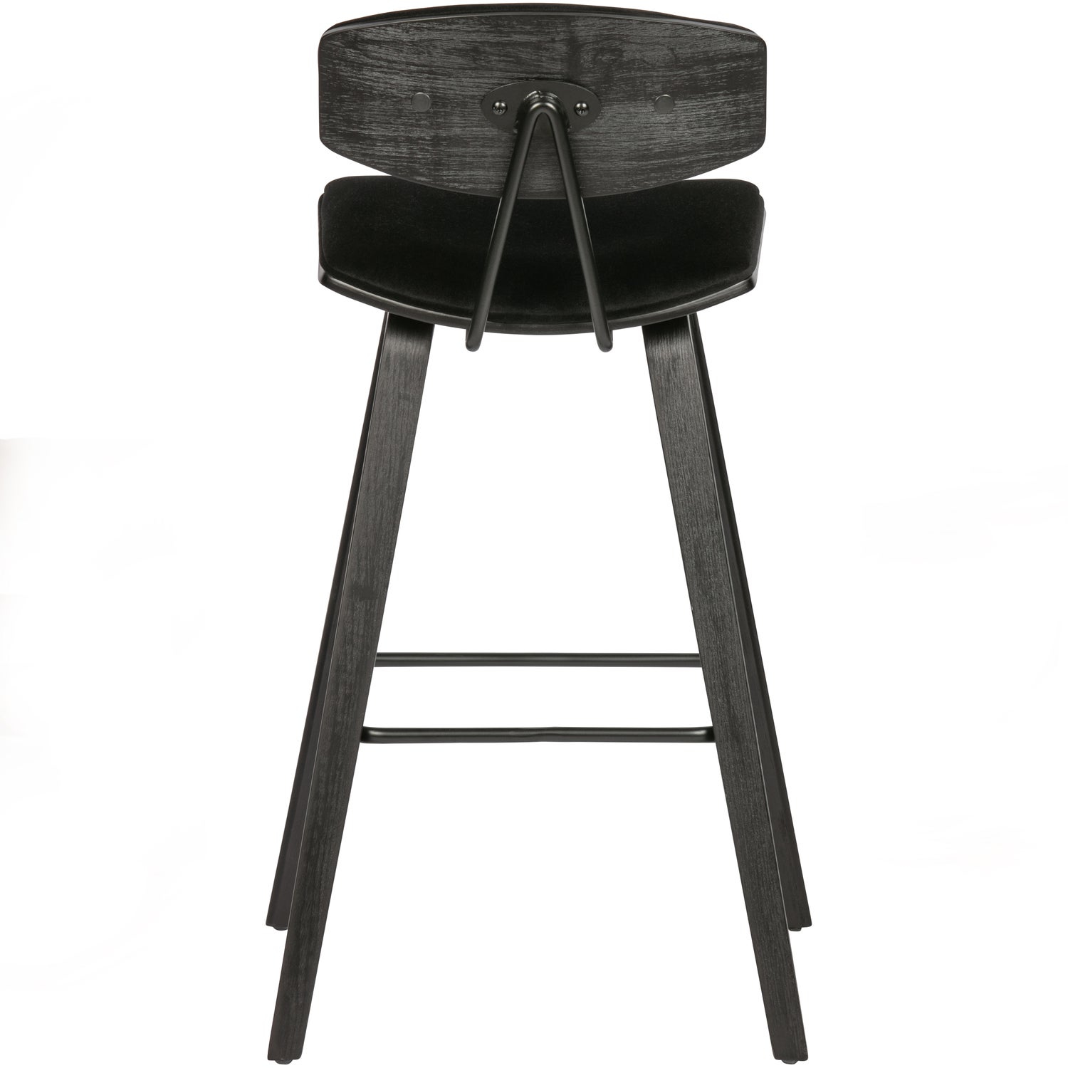 Senn barstoel velvet zwart