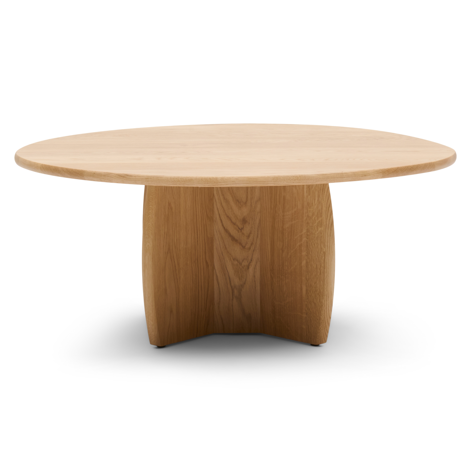 Salontafel Otto 95 x 84 x 32 cm Groove Naturel