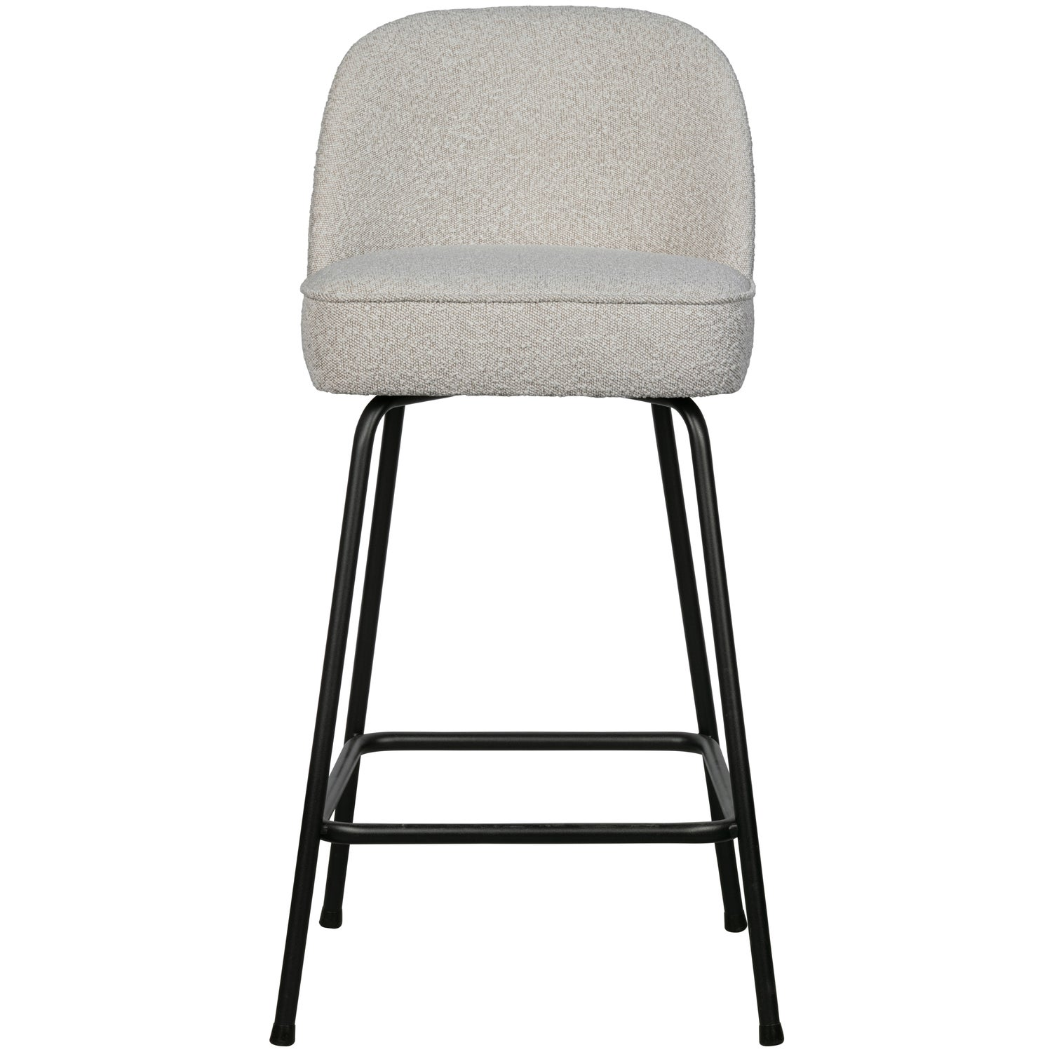 Vogue barstoel 65 cm 3d chenille middenbruin