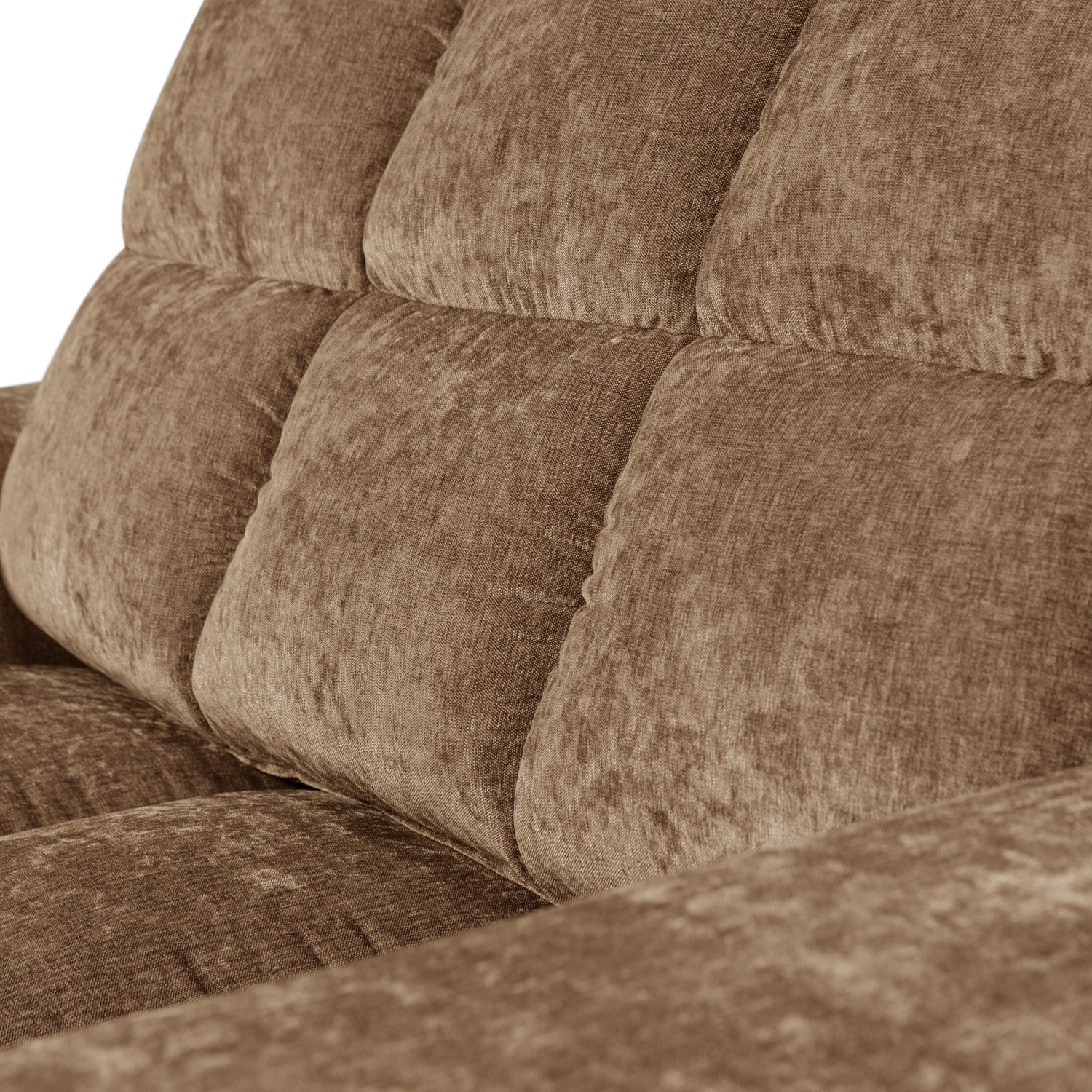 Second date loveseat velvet warmgrijs