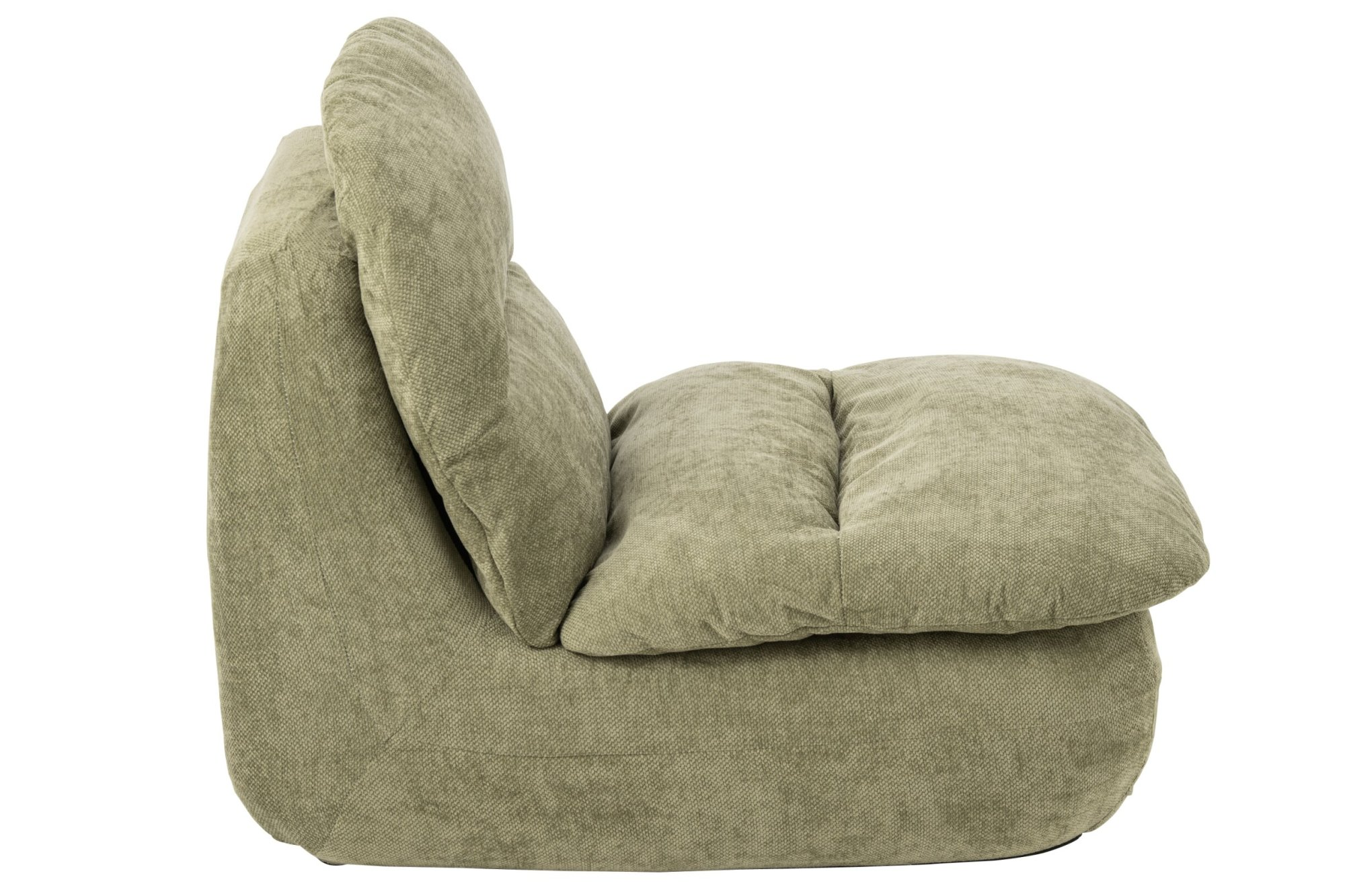 Loungestoel gecomprimeerd schuim groen j-line