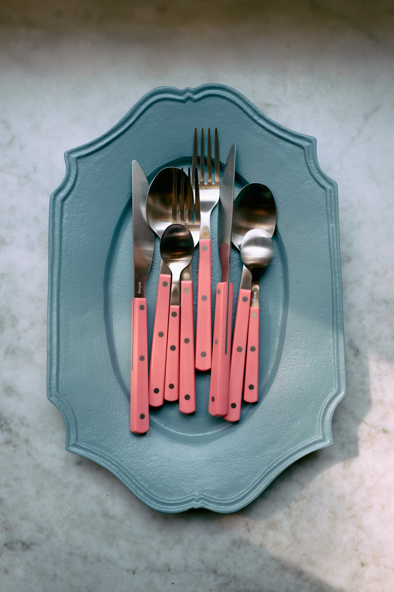 HKliving Dienblad New Classics soft blue