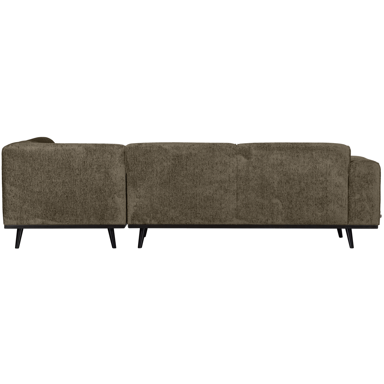 Statement hoekbank rechts chenille velvet terra
