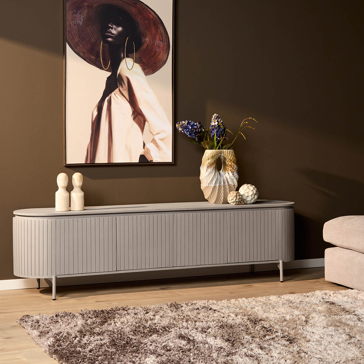Tv-meubel Sol Taupe 210