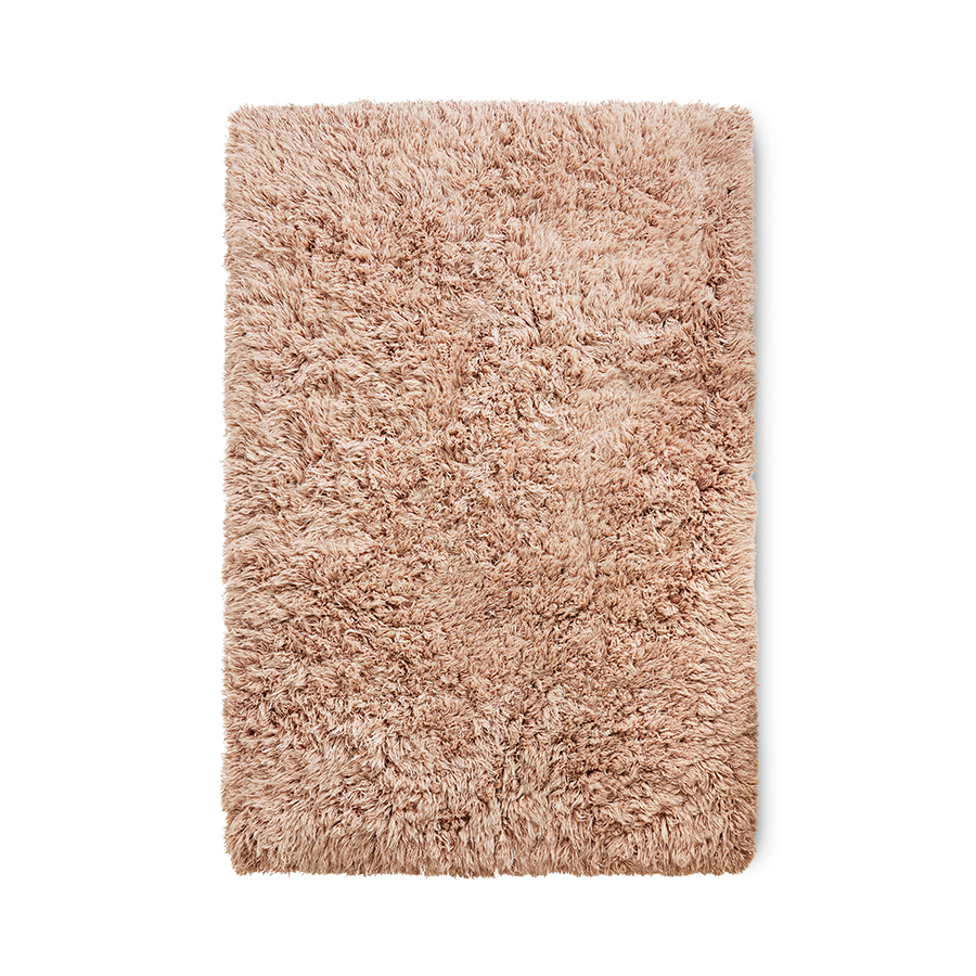 HK Vloerkleed fluffy soft pink