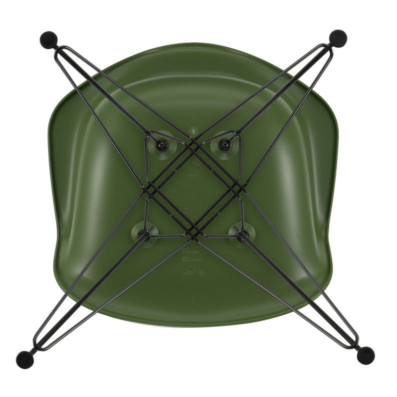 Vitra Eetkamerstoel DAR RE zwart