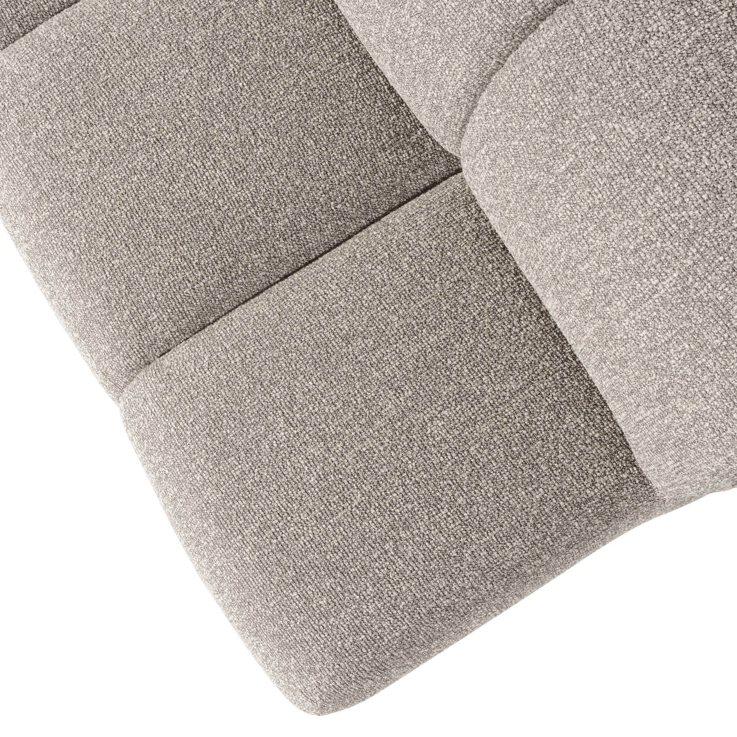 Mojo eetbank 164 cm met rugleuning ribstof roestbruin