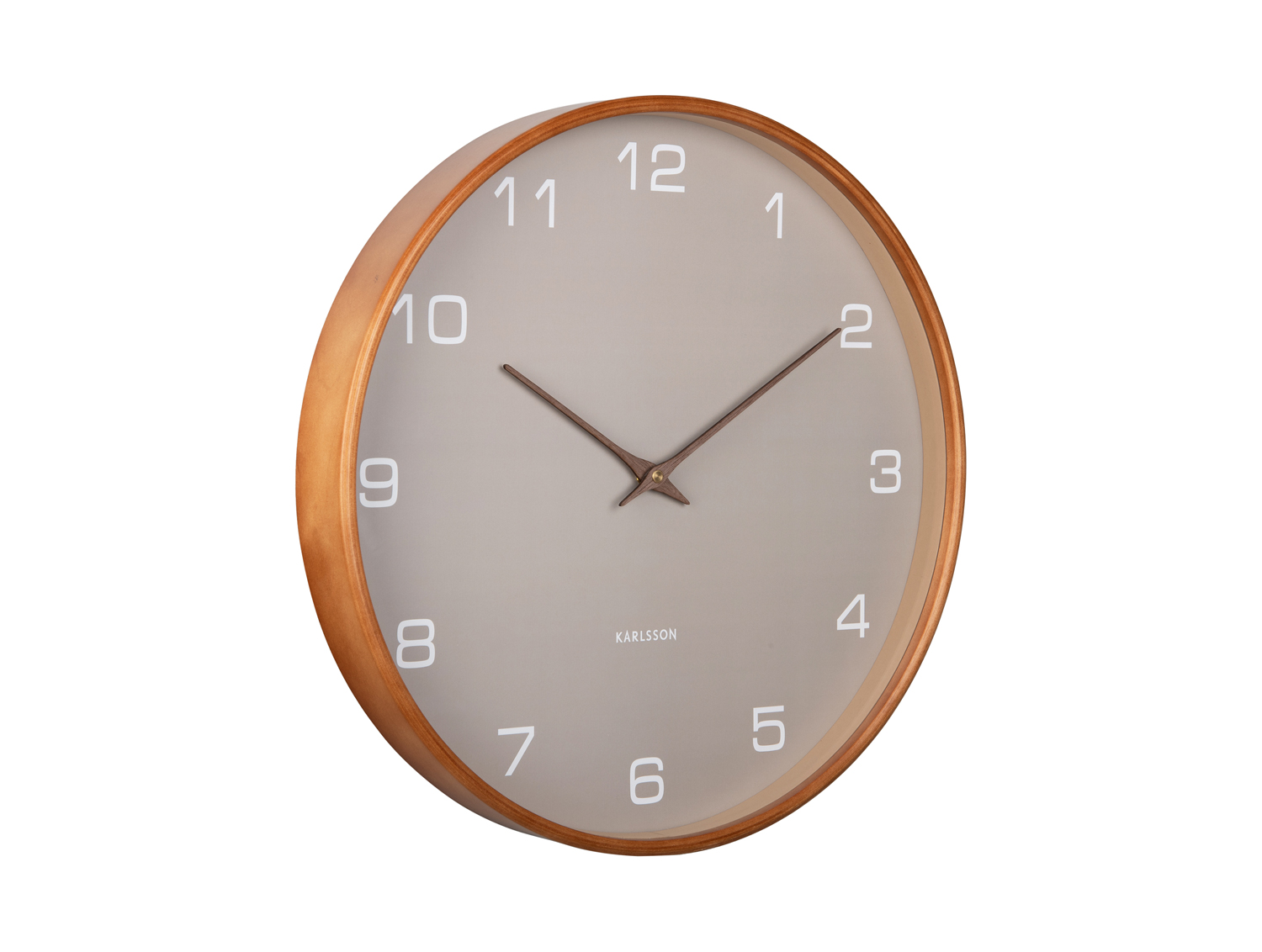 Wandklok Acento hout