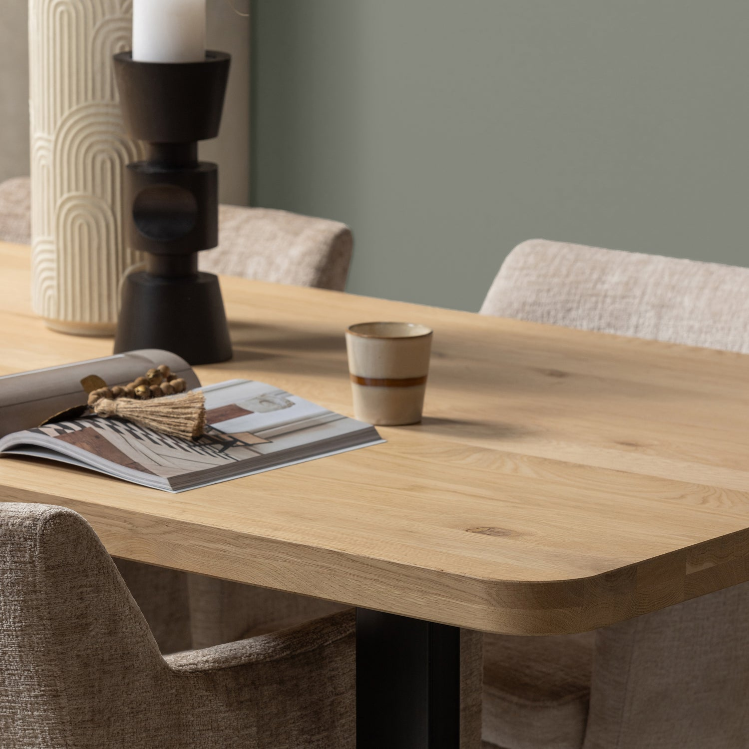 Tablo tafelblad eiken naturel curved 200x90 cm [fsc]