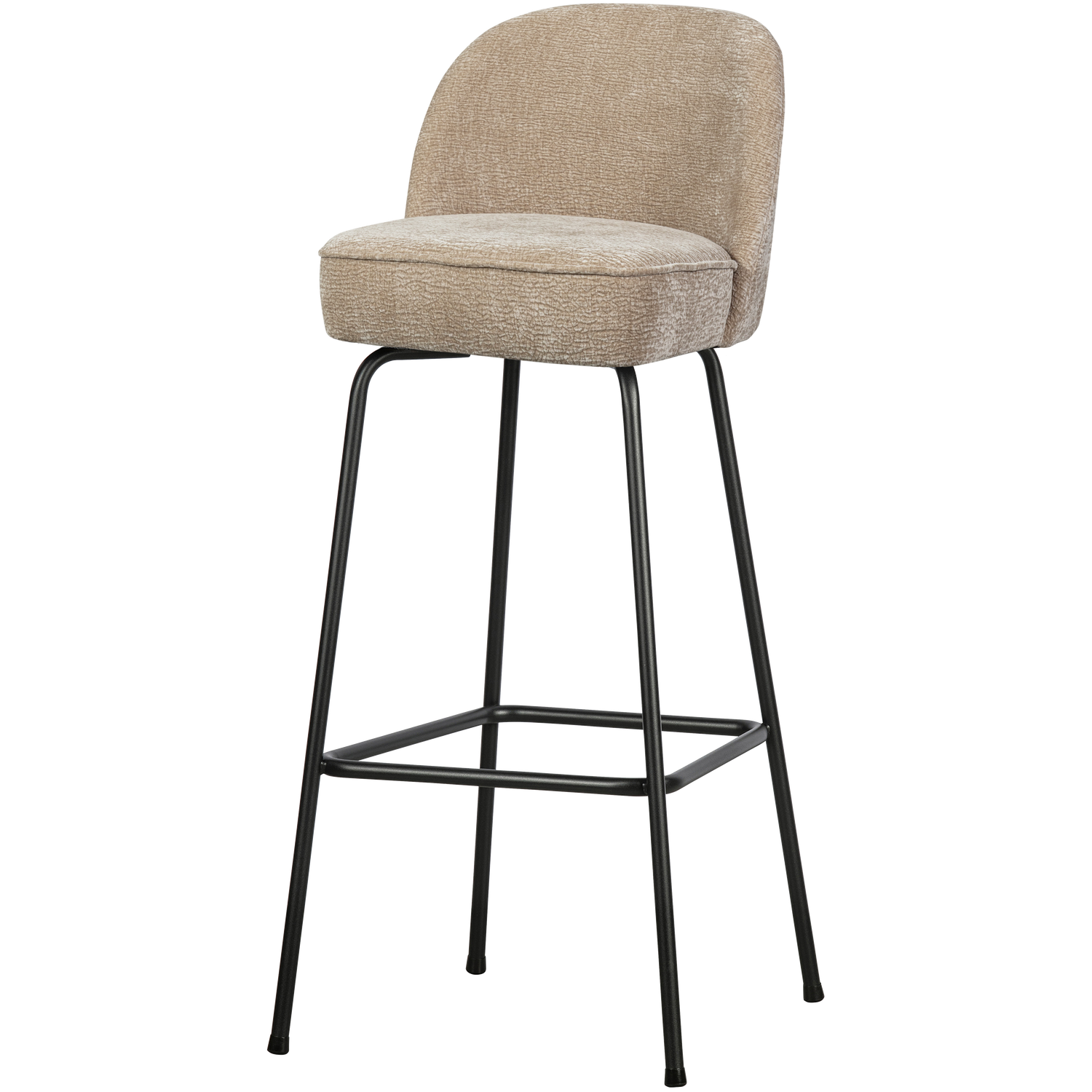 Vogue barstoel 80 cm boucle beige