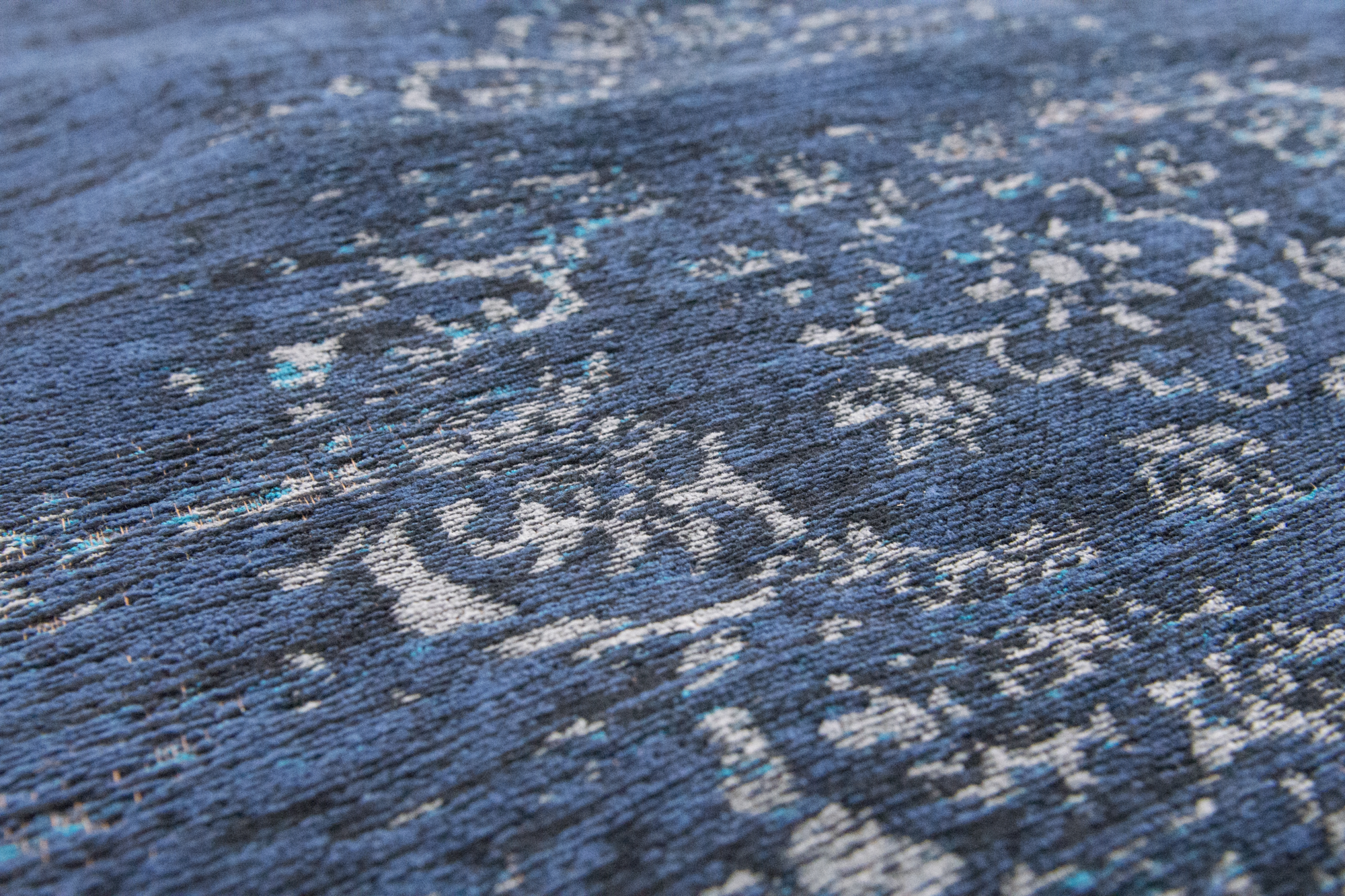 Ecorugs vloerkleed Medallion blauw