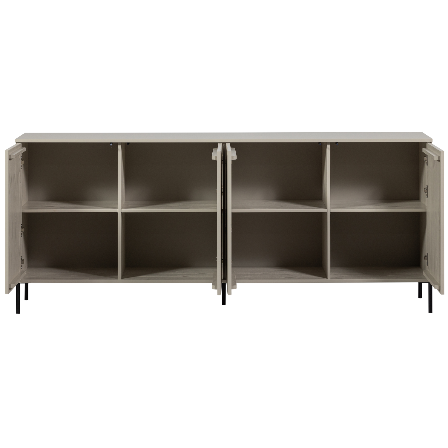 New gravure dressoir 200 cm grenen dust [fsc]