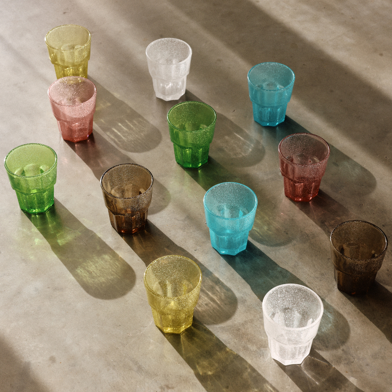 HKliving Mineral water glasses (set of 6)