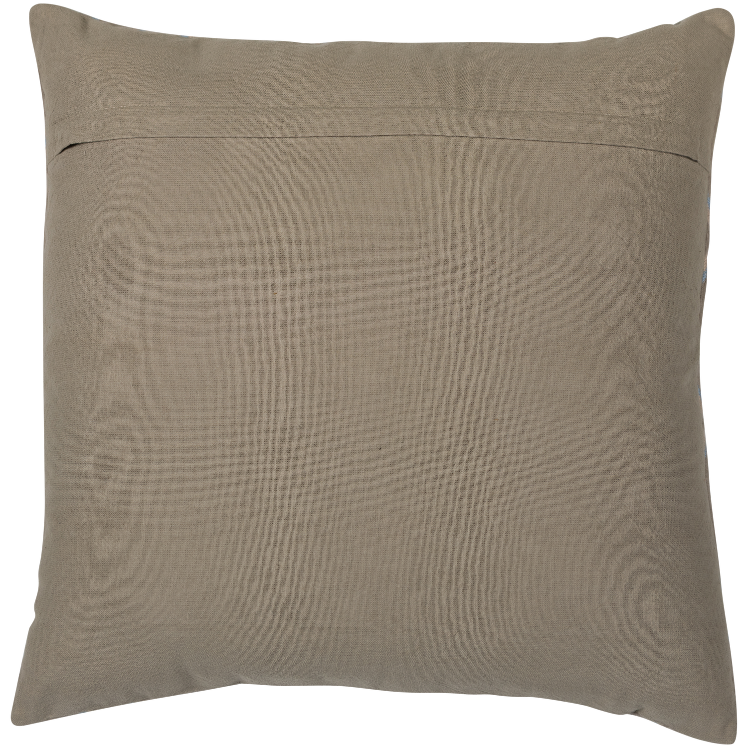 Laon kussens velvet naturel/blauw - set van 3