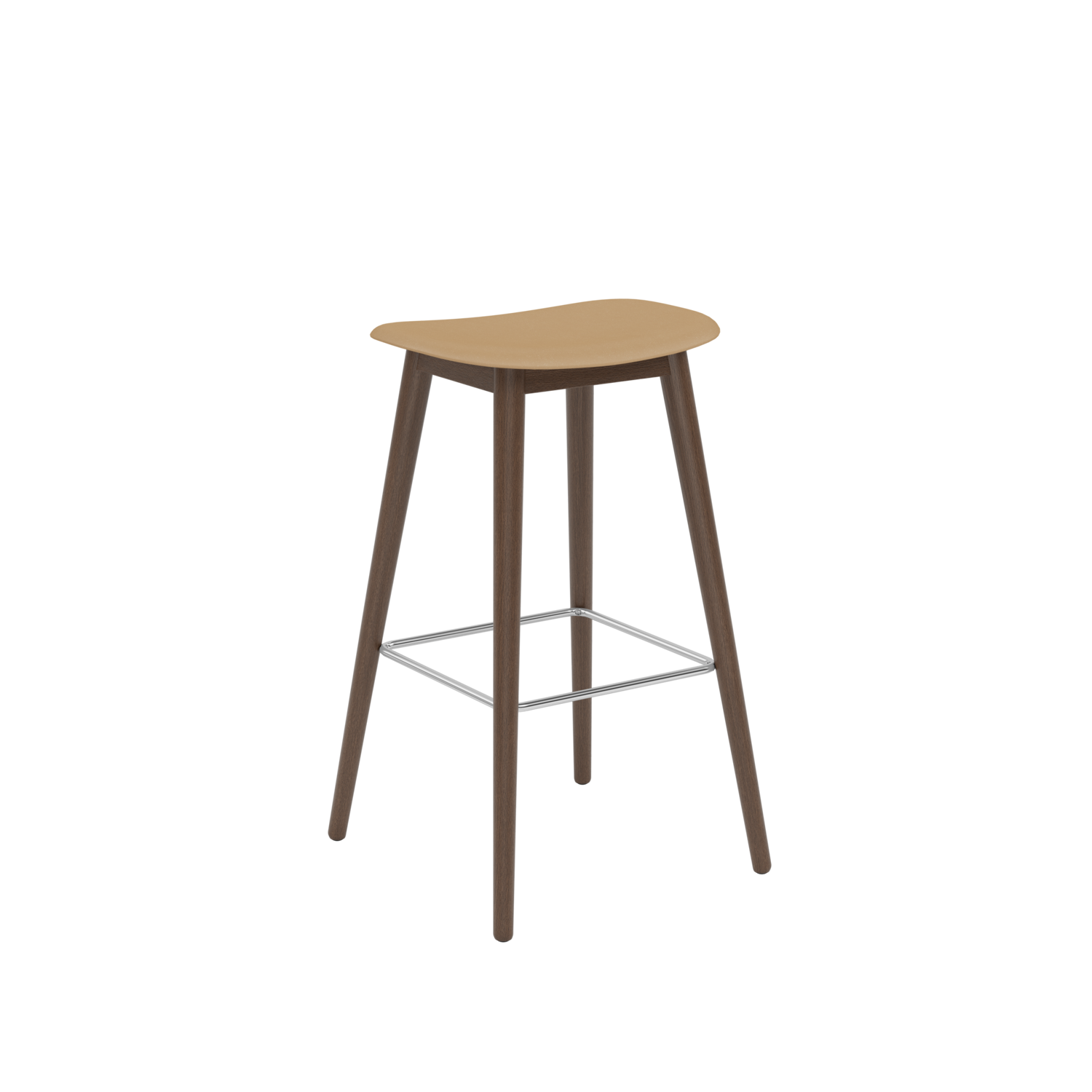 Muuto barkruk Fiber Bar Stool Wood Base