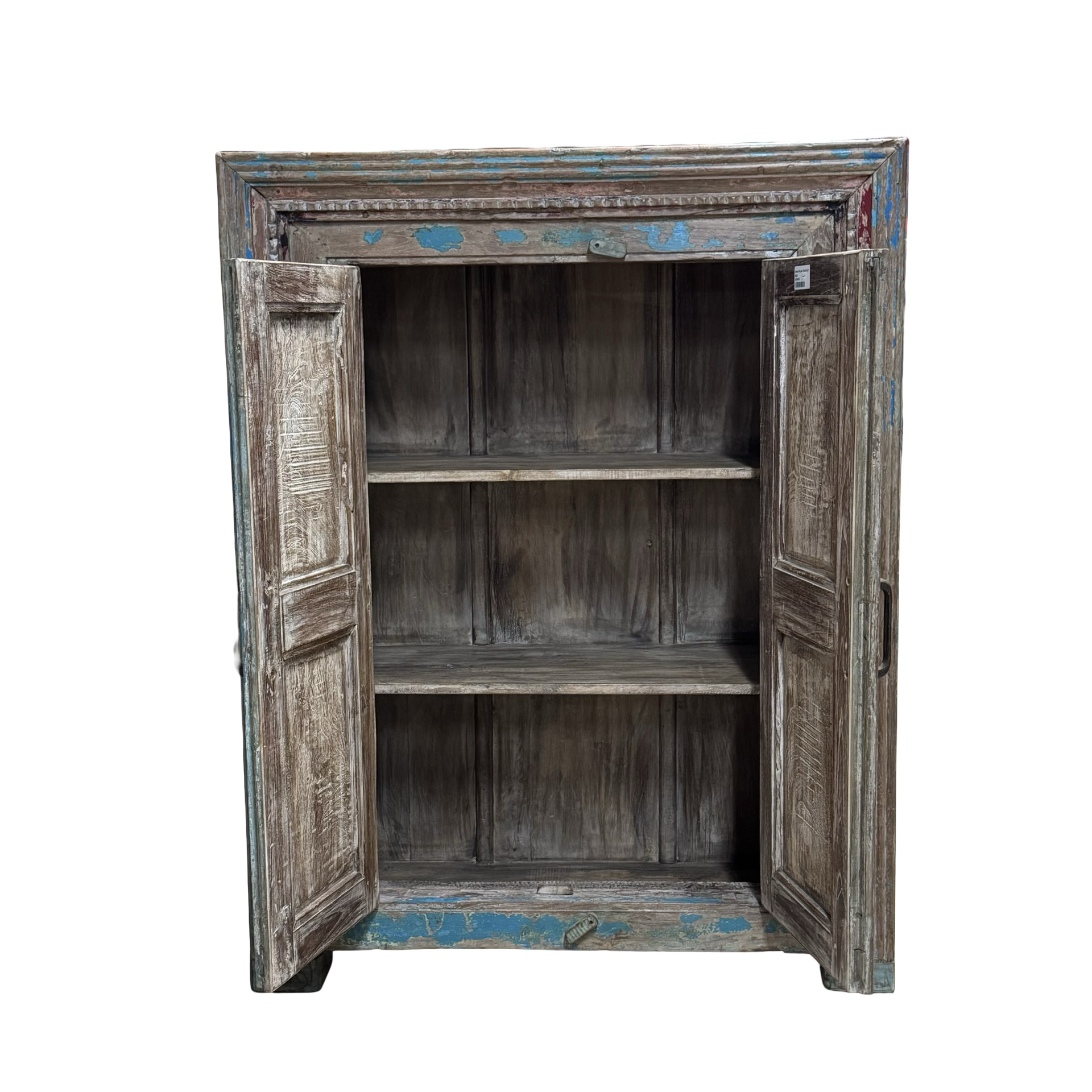 Kast 2 deur uniek blauw