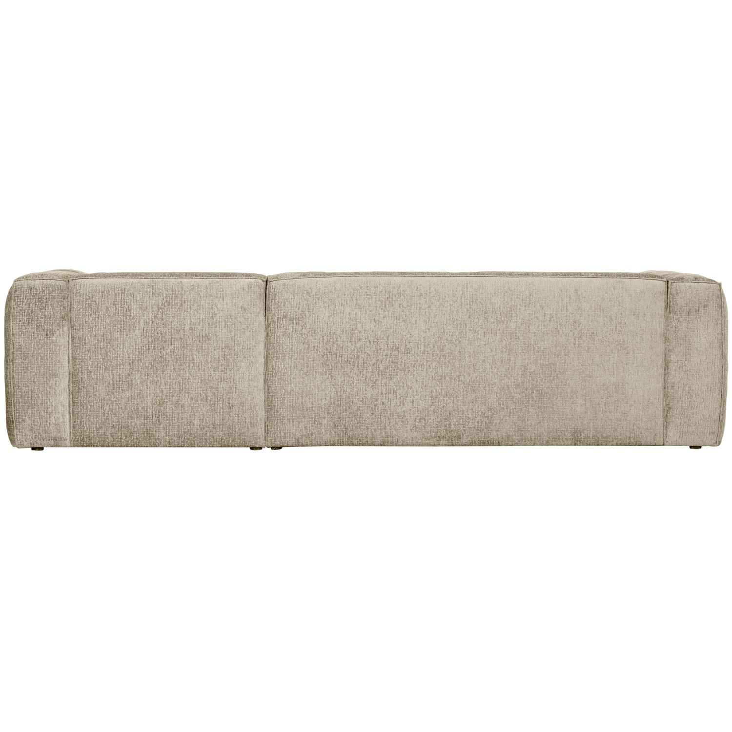 Bean hoekbank rechts chenille velvet taupe