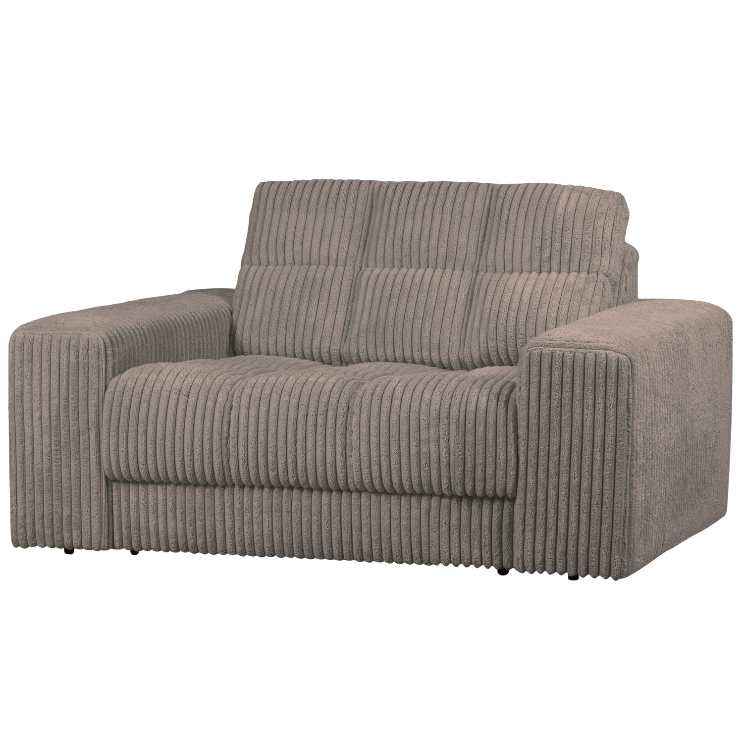Second date loveseat velvet warmgrijs