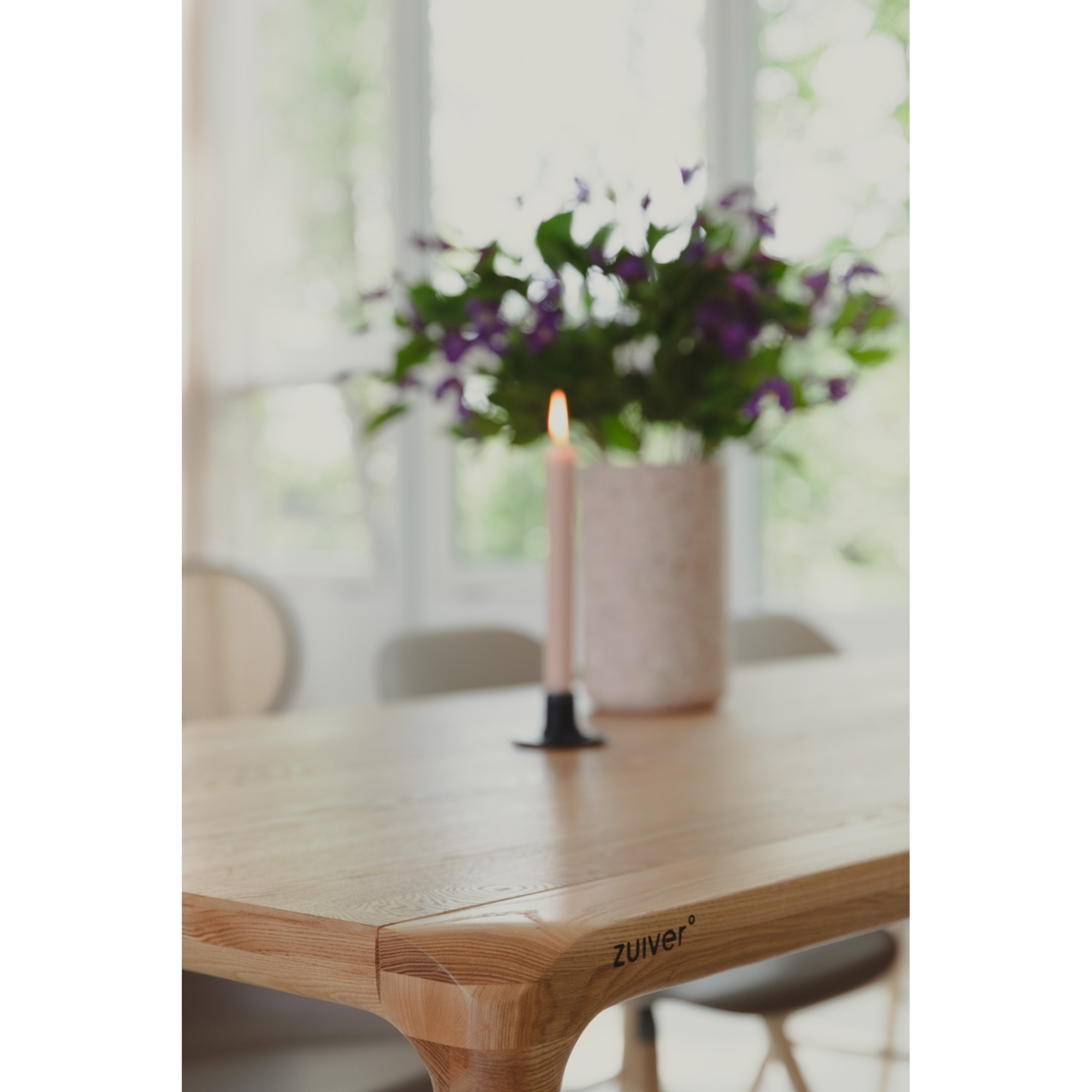 Zuiver Storm eettafel Naturel