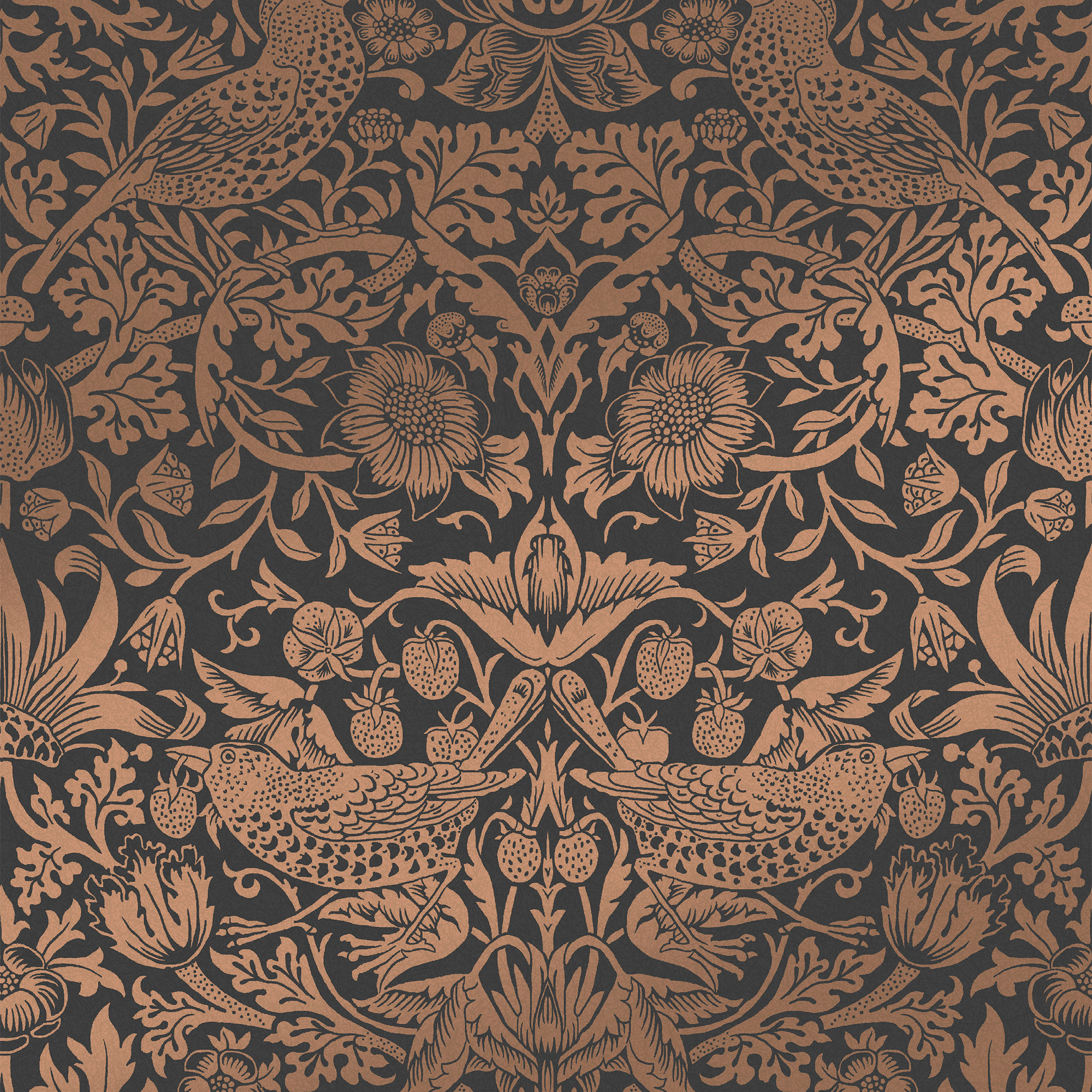 Vliesbehang William Morris at Home Strawberry Thief