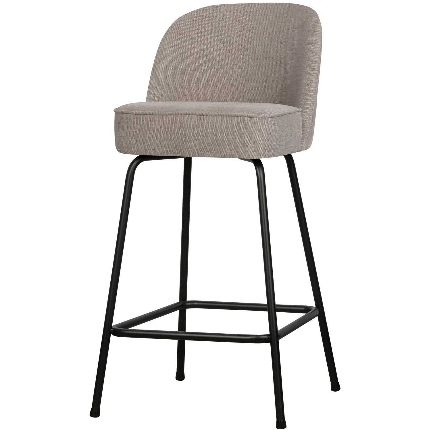 Vogue barstoel 65 cm 3d chenille middenbruin