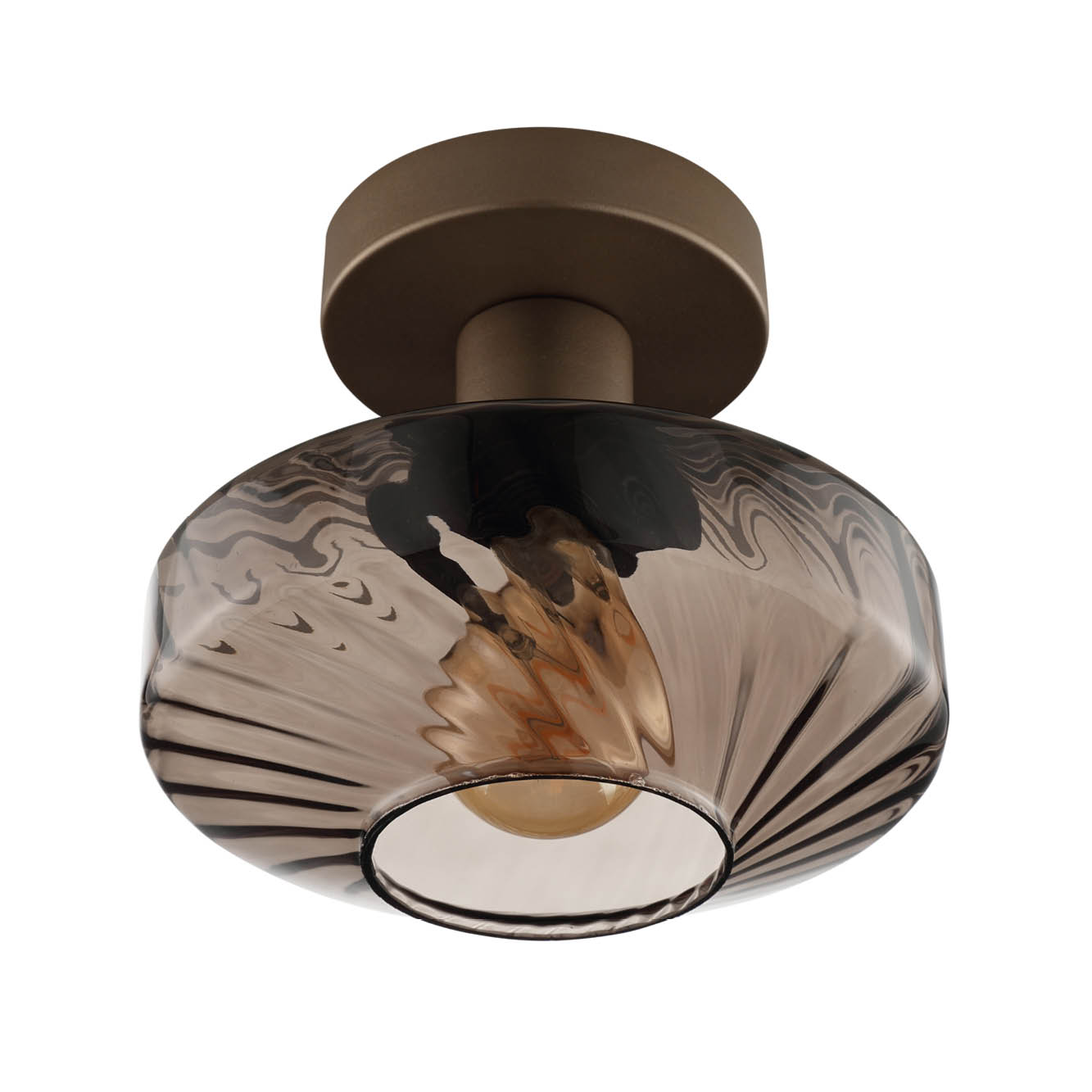 Anouk Plafondlamp koffie