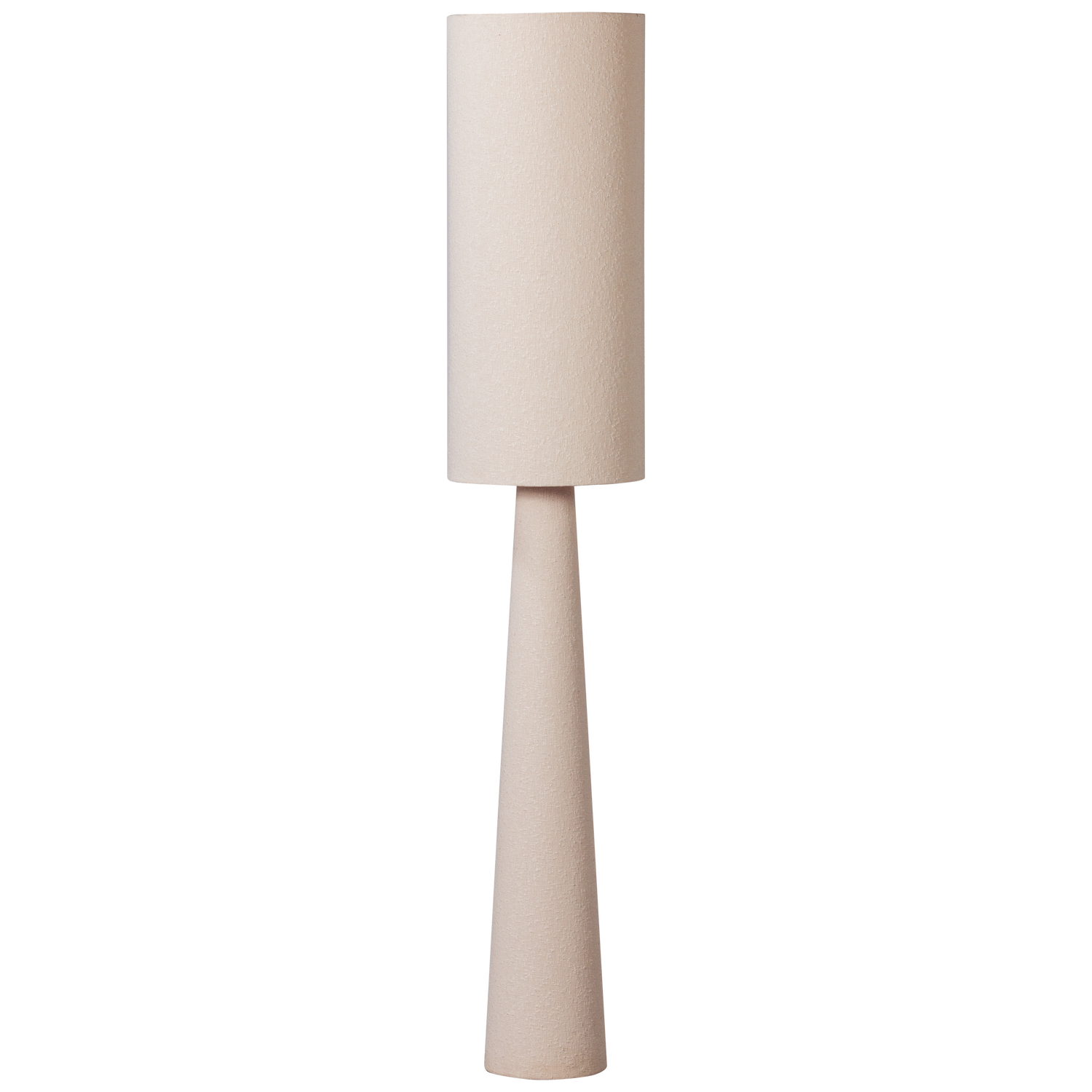 Loft vloerlamp xl metaal/boucle tapenade 187xo35 cm