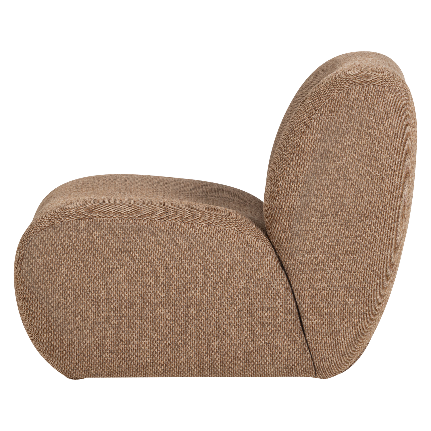 Nomu fauteuil grove chenille lichtbruin [fsc]