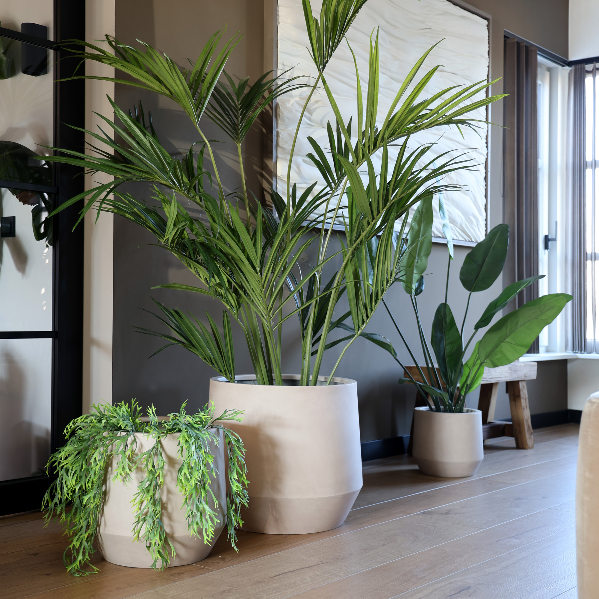Plantenpot Krabi beige