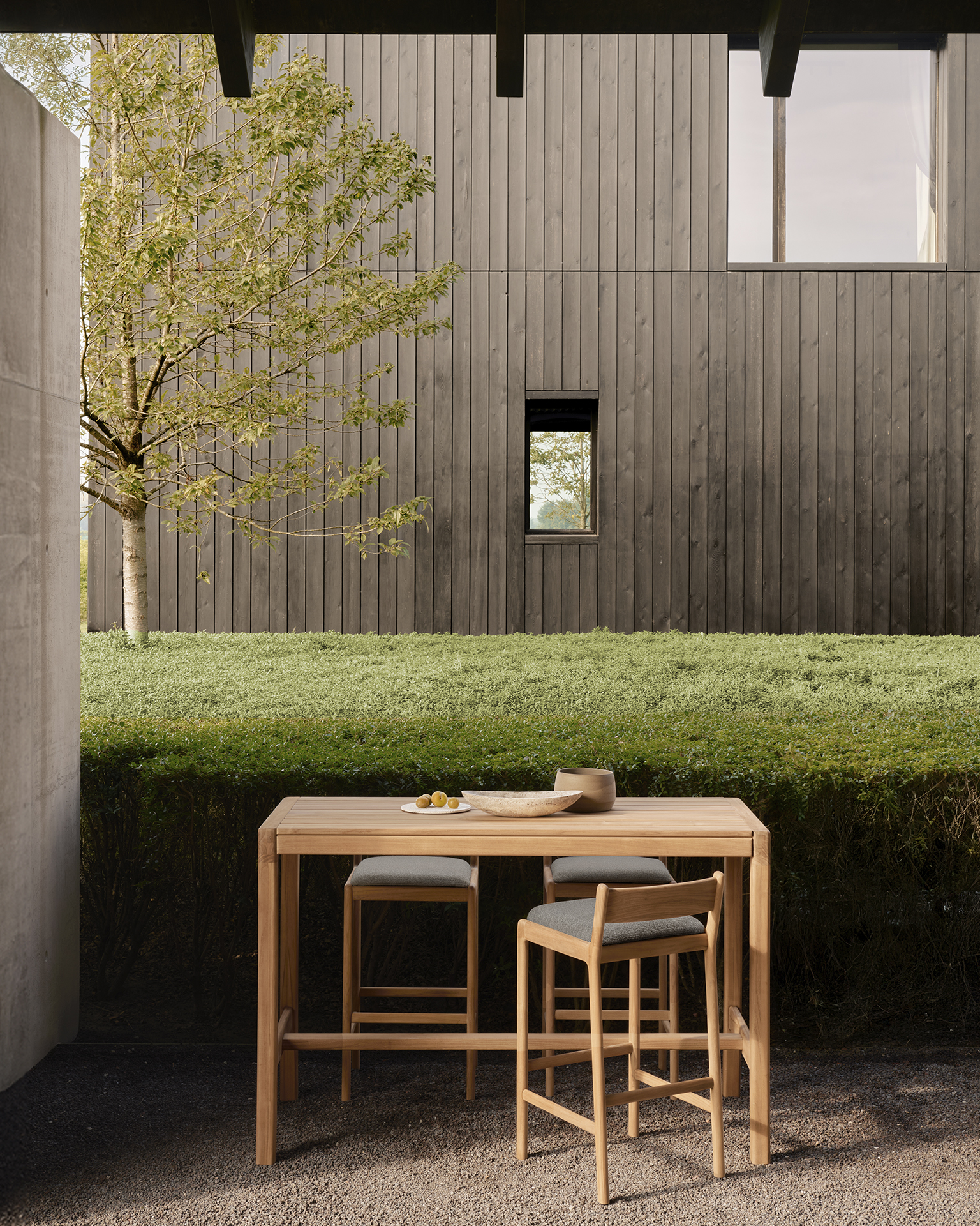Jack outdoor barkruk - teak