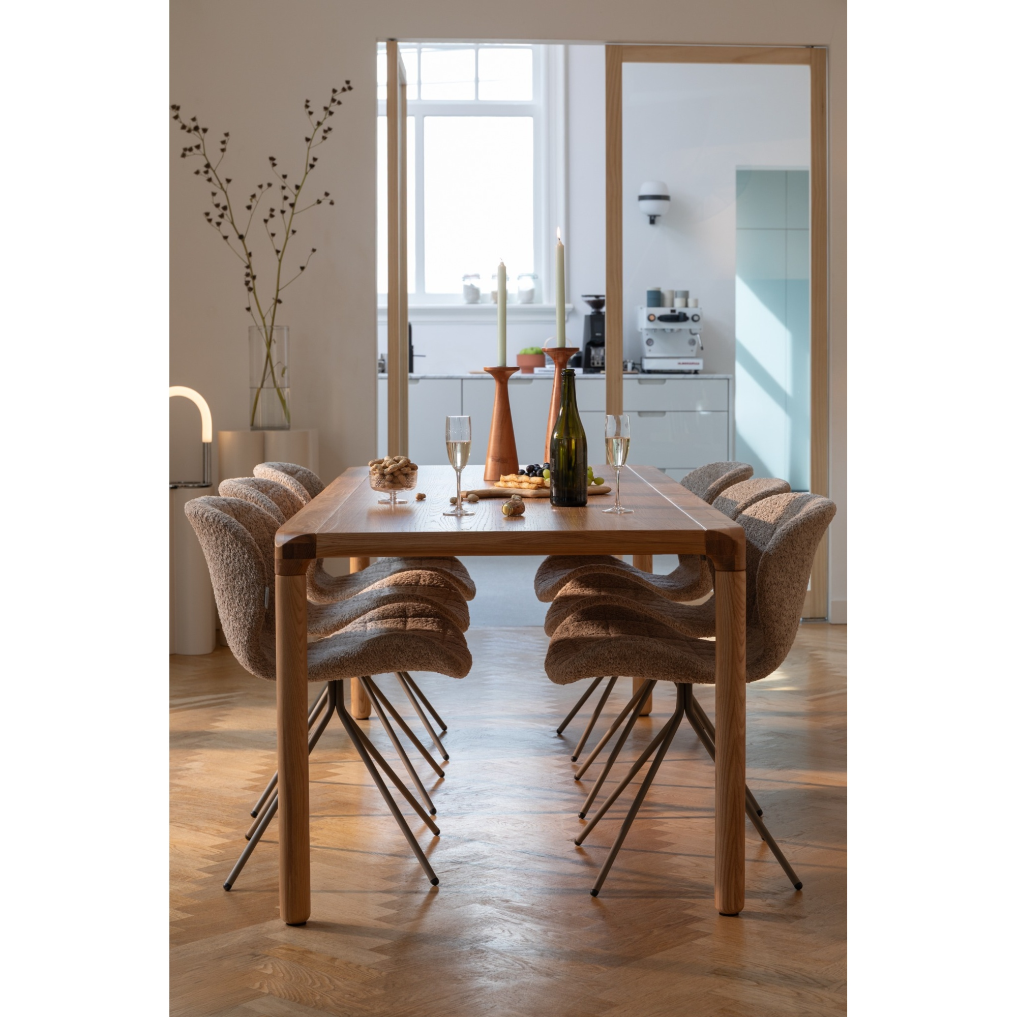 Zuiver Storm eettafel Naturel