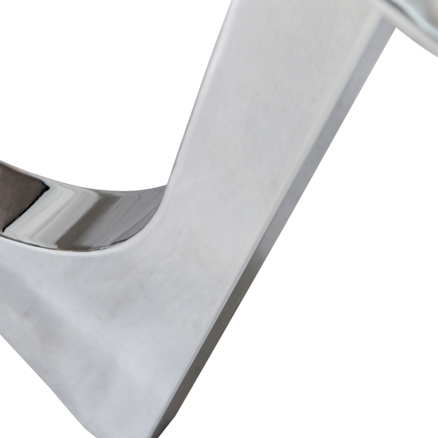 Zaandam design poot metaal chroom