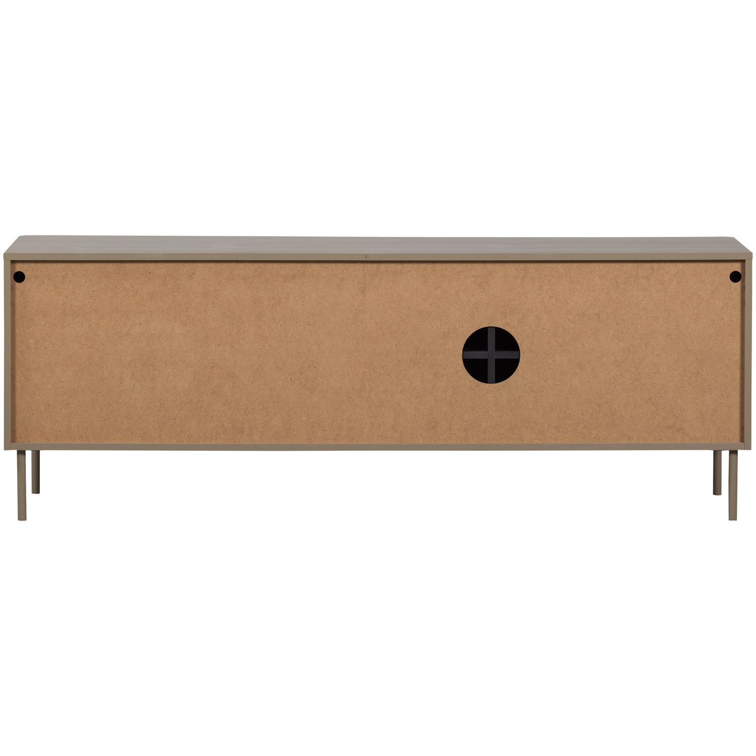 Gunnar tv meubel 154 cm grenen mud [fsc]