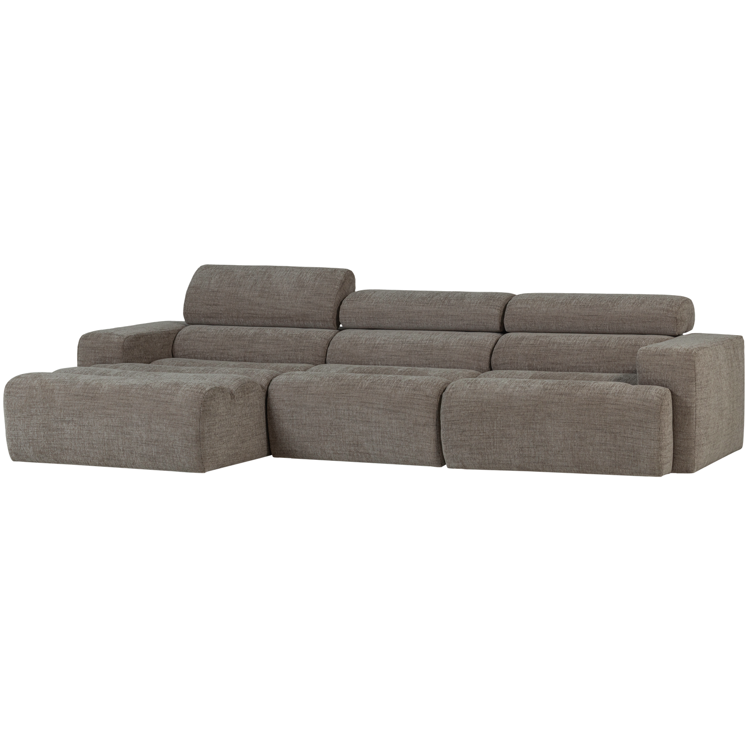 Novi chaise longue bank links oranje melange