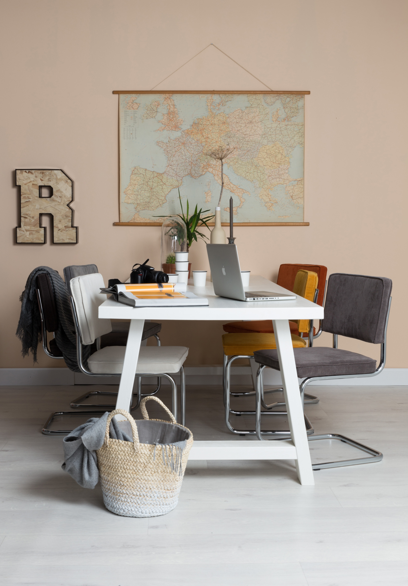 Zuiver Ridge Rib Eetkamerstoel - Set van 2