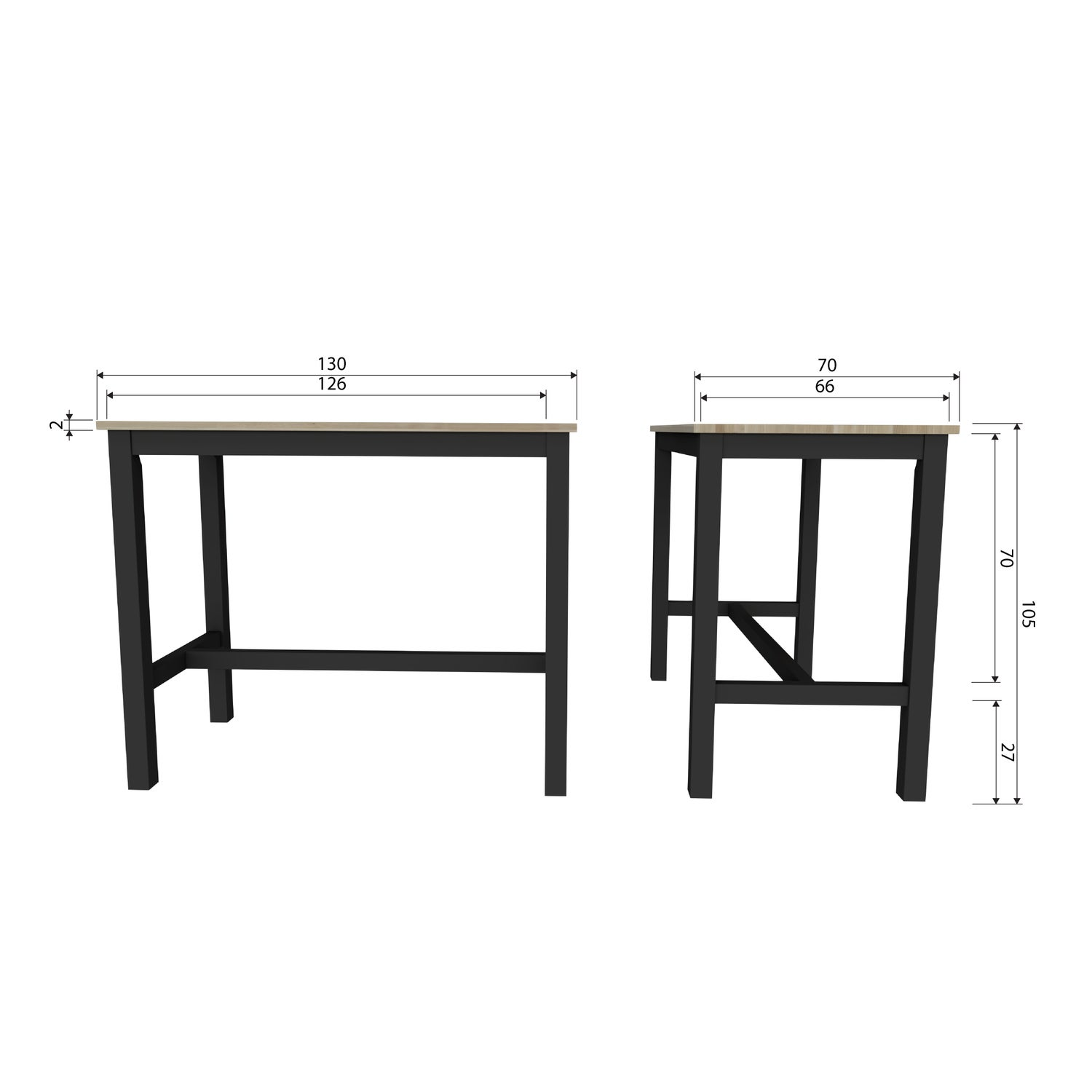 Silas tv meubel 120 cm grenen dust [fsc]