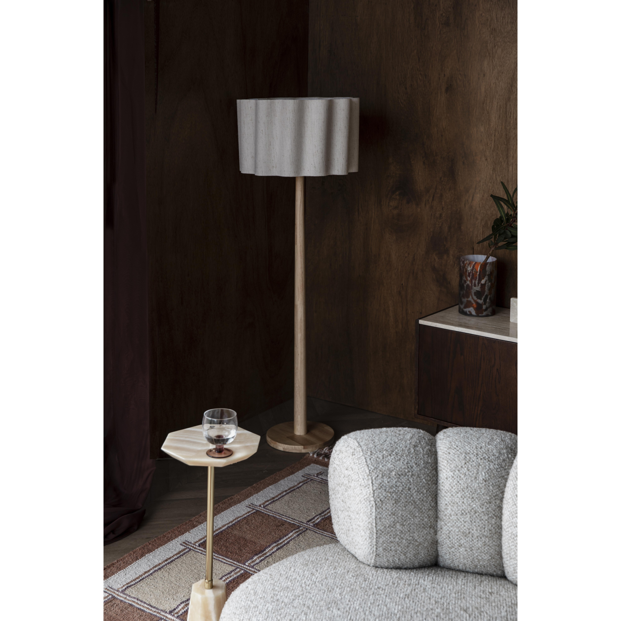 Scallop vloerlamp naturel