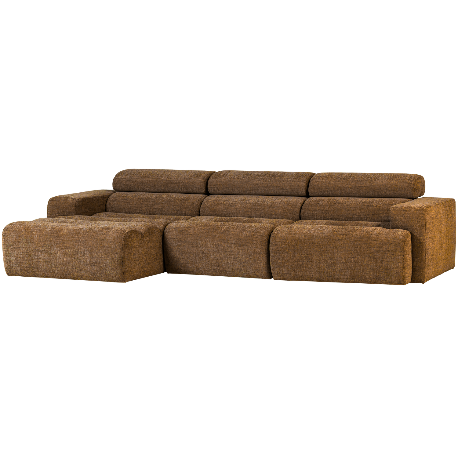 Novi chaise longue bank links oranje melange