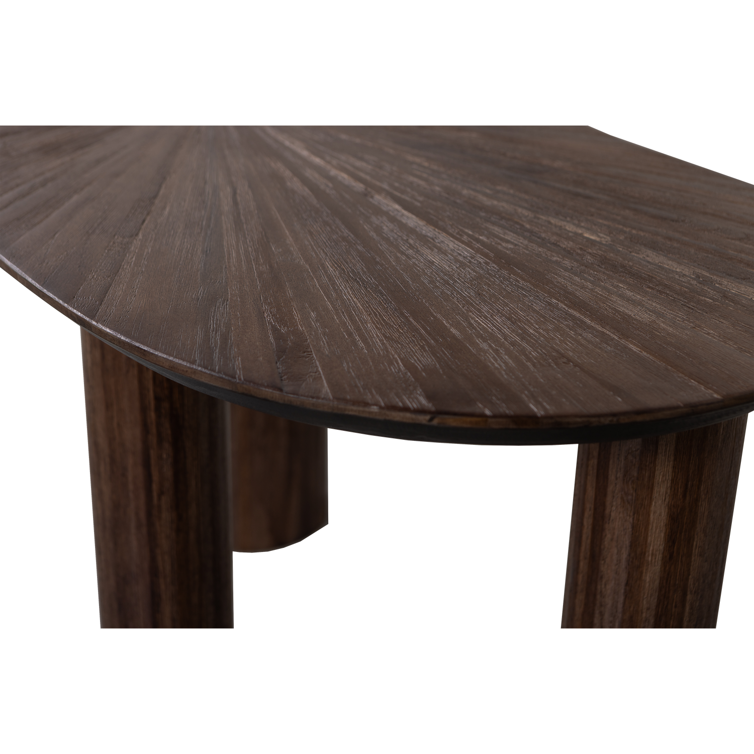 Sun organische sidetable/bureau recycled teak bruin