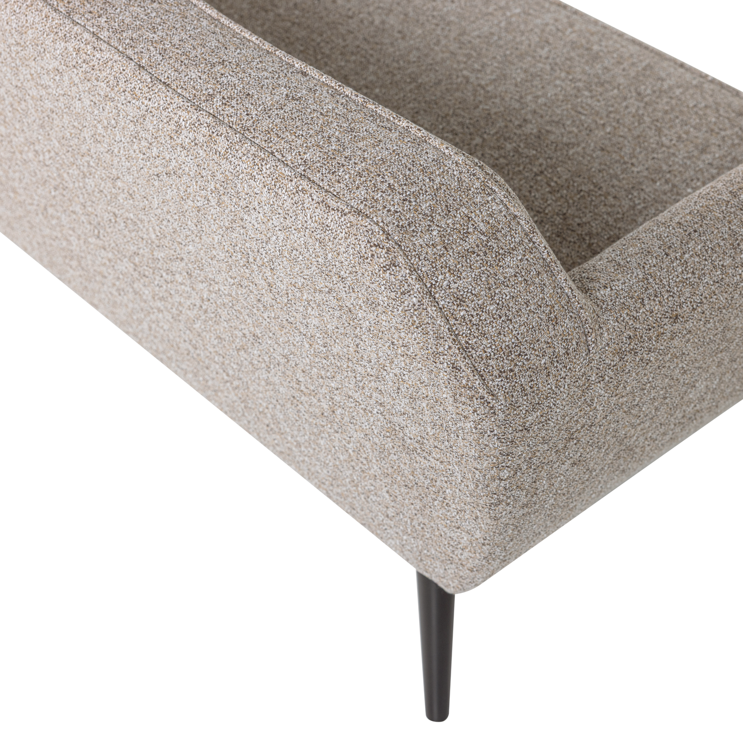 Rocco xl bank 230 cm velvet off white [fsc]