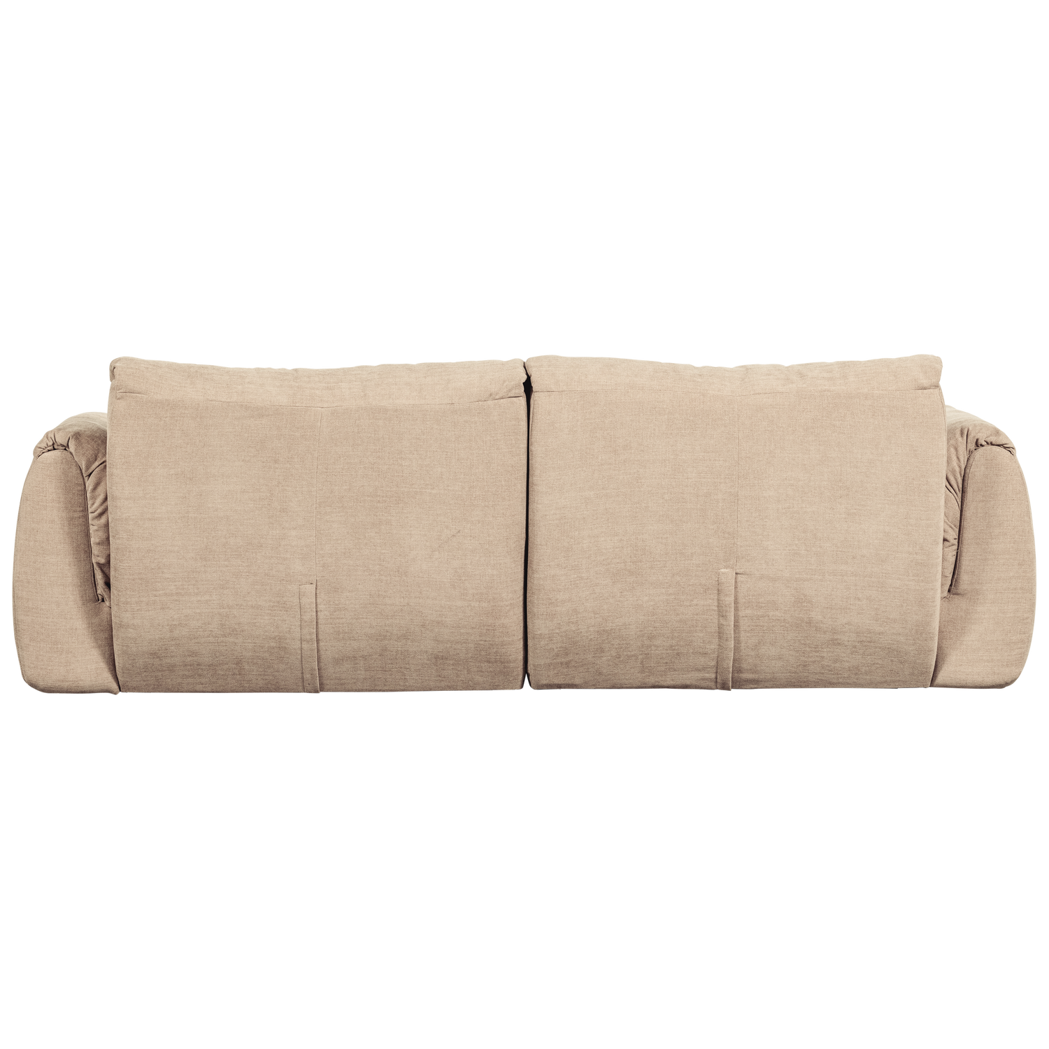 Baggy 2-zits bank 3d chenille middenbruin