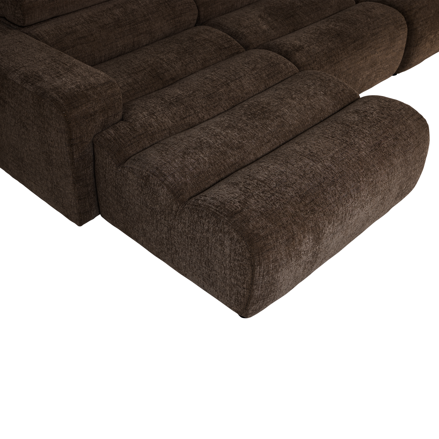 Novi chaise longue bank links oranje melange