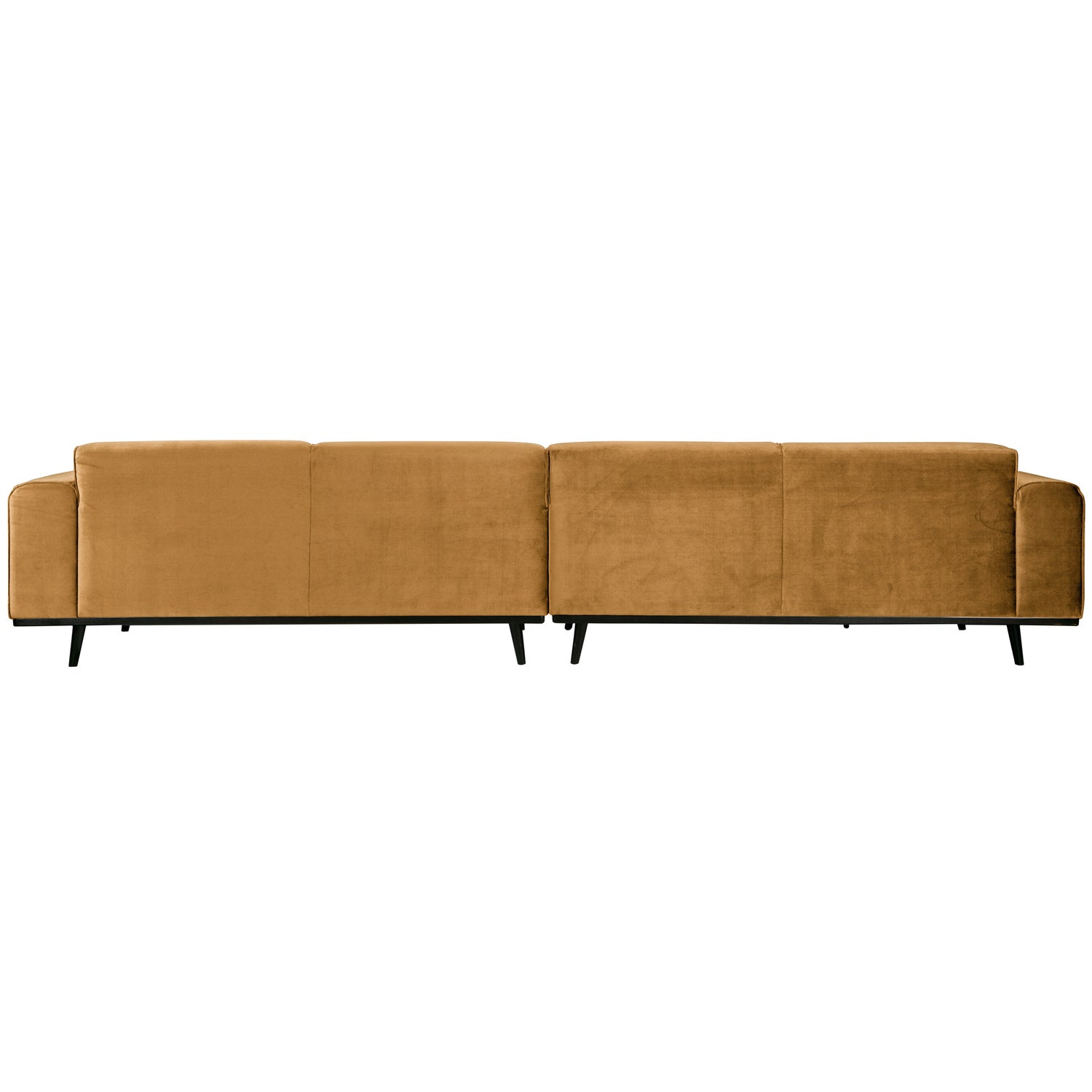 Statement xl 4-zits bank 372 cm lichtbruin melange