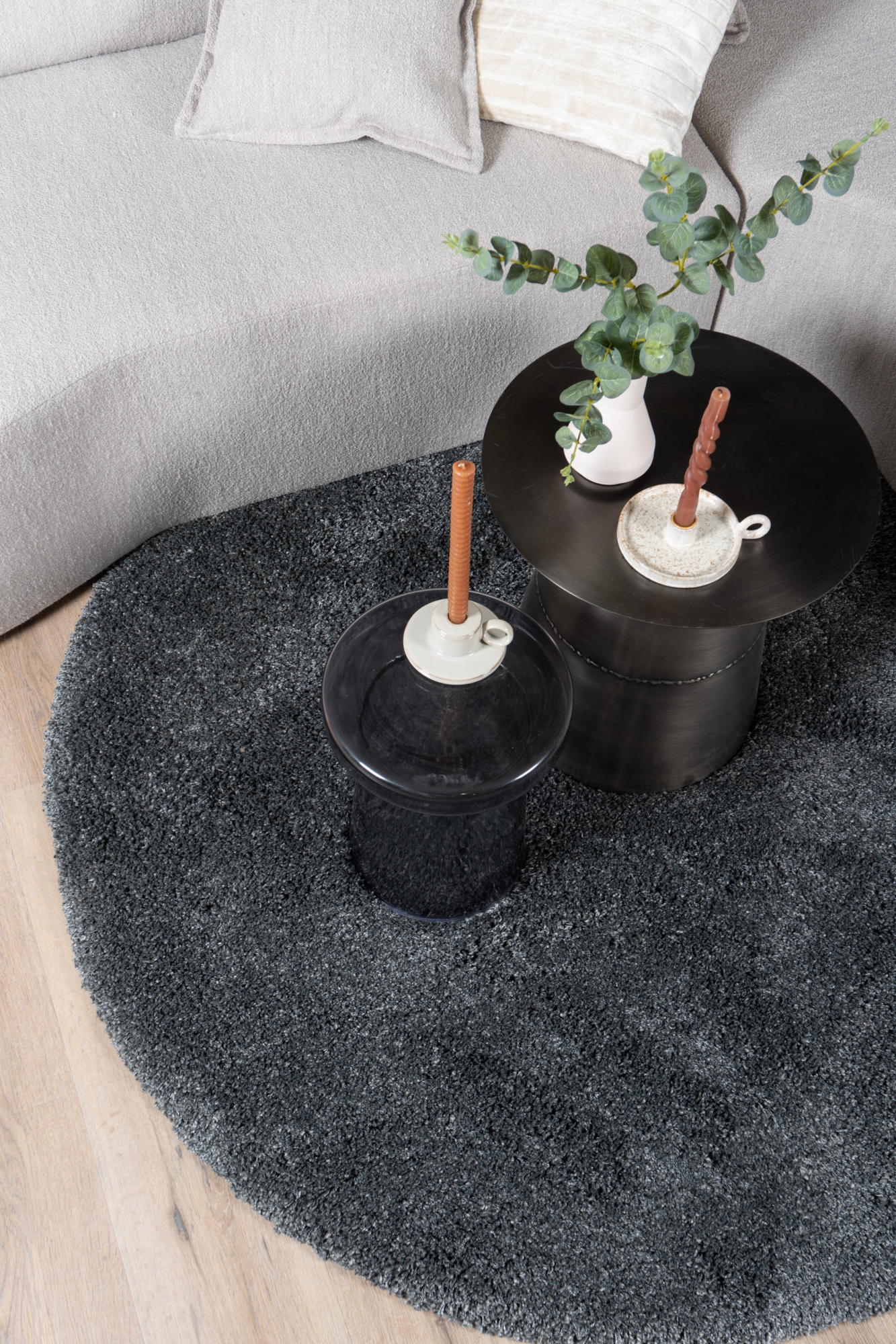 Karpet Rome Grey Rond