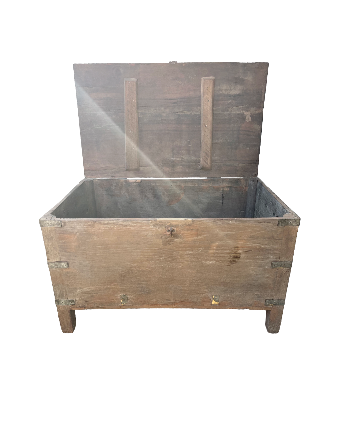 Oude opbergkist uniek item