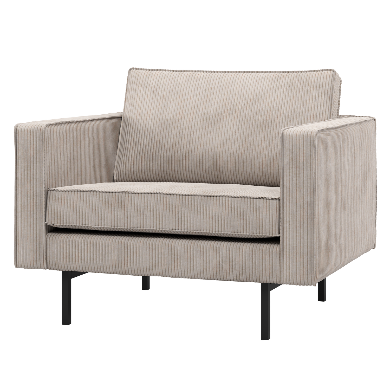 Rodeo fauteuil structure velvet frost