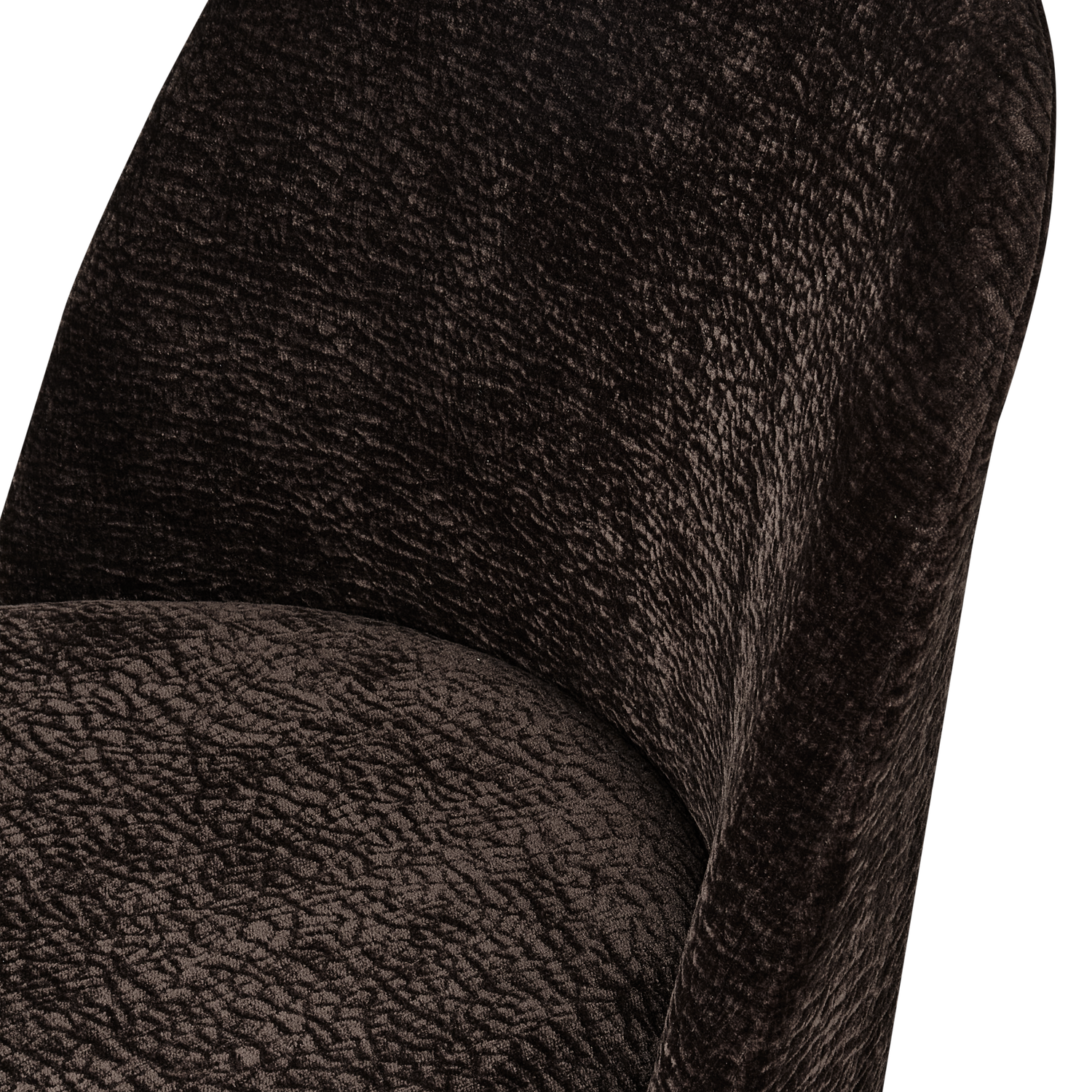 Vogue eetkamerstoel structure velvet brass