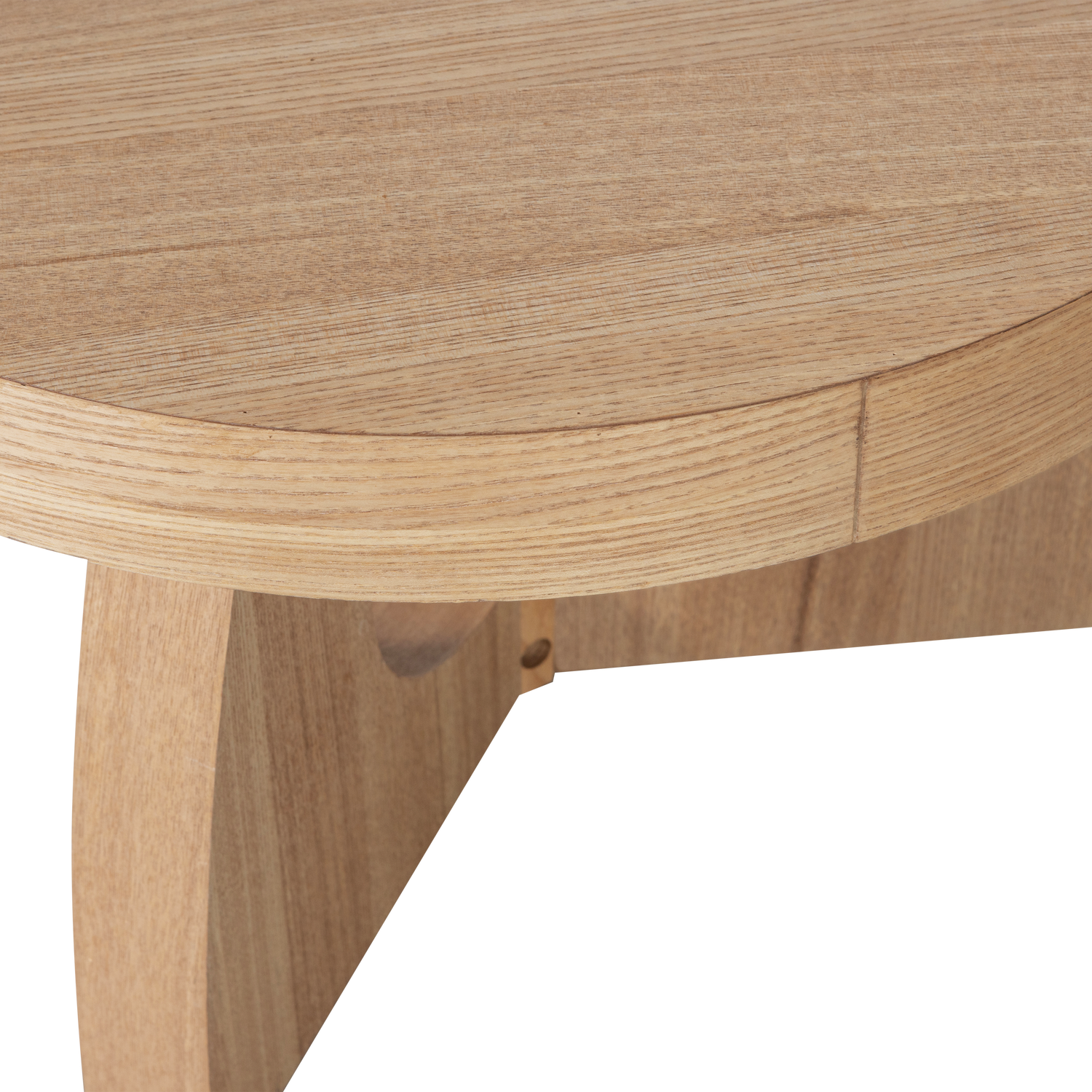 Tala bijzettafel mdf fineer naturel 35xo55 cm